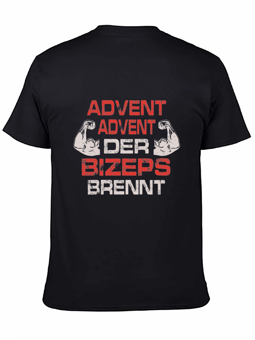 Advent Biceps Brennt Black T-Shirt