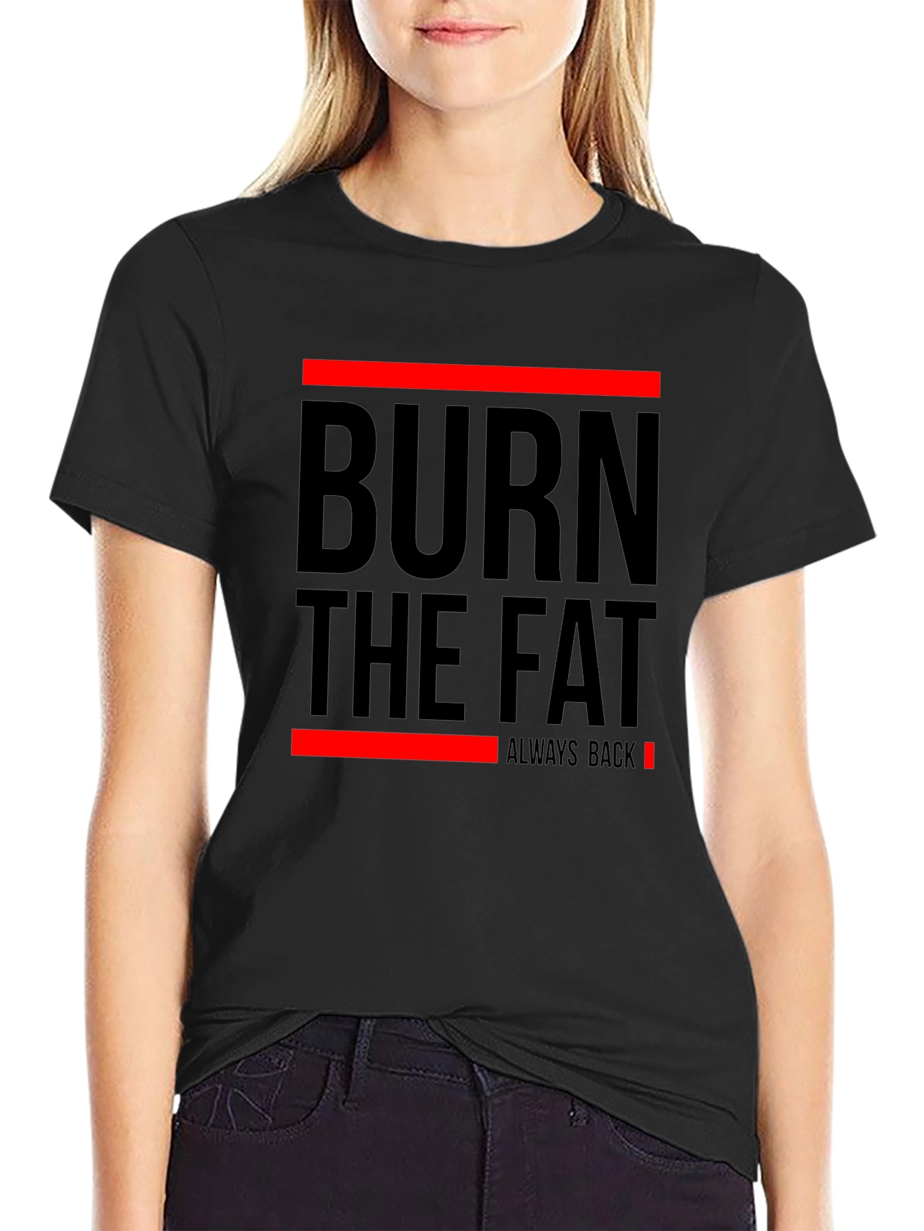 Burn The Fat Mens Graphic T-Shirt
