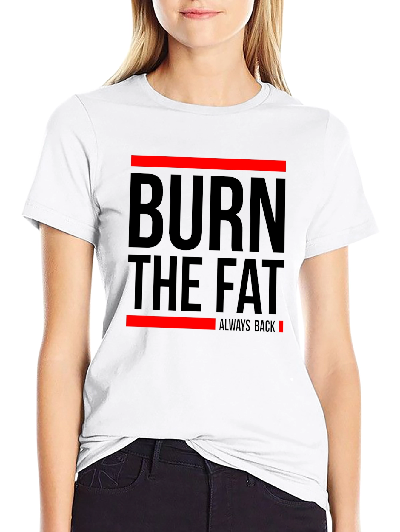 Burn The Fat Mens Graphic T-Shirt