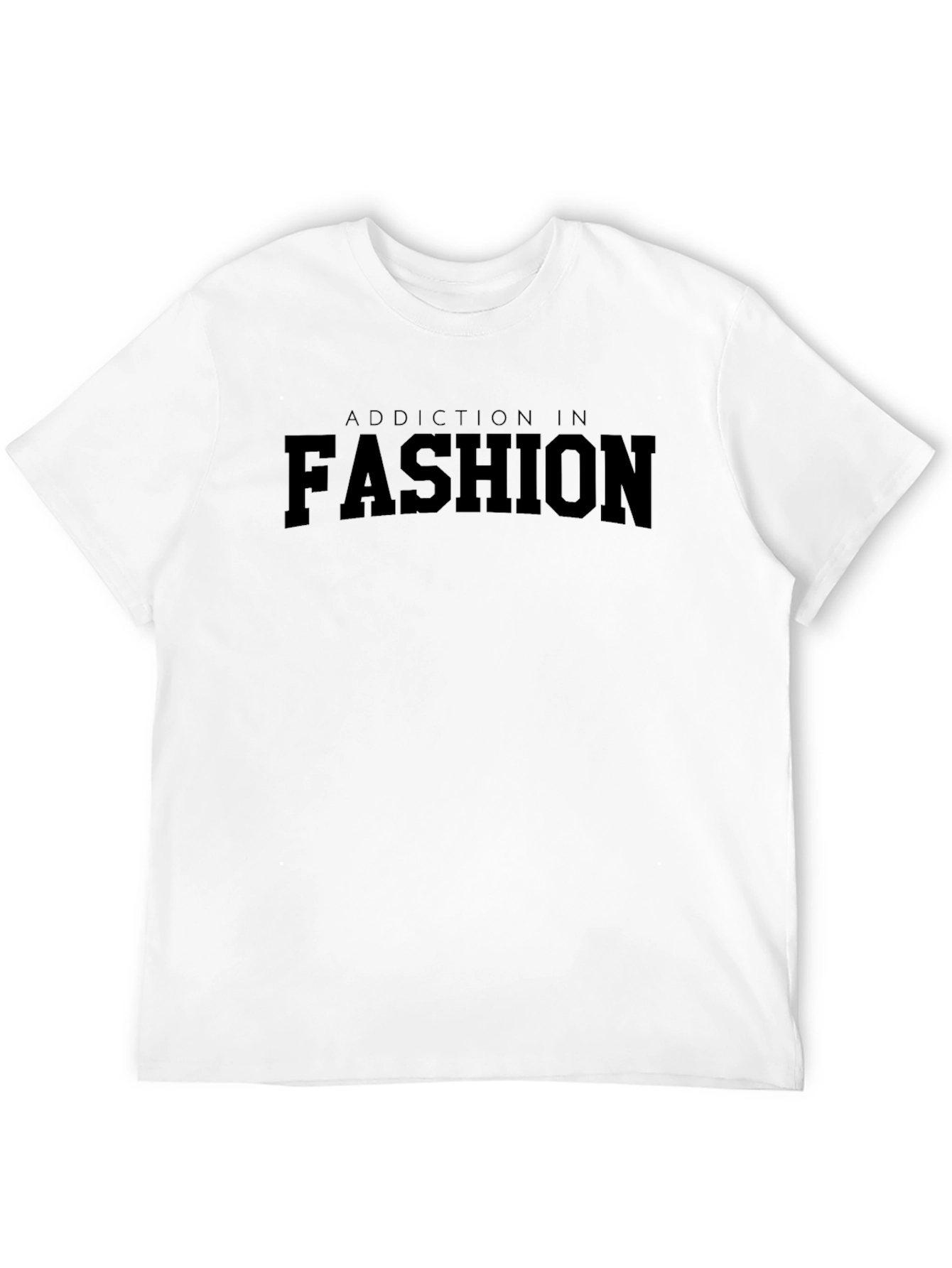 Addiction In Fashion Black Graphic Tee