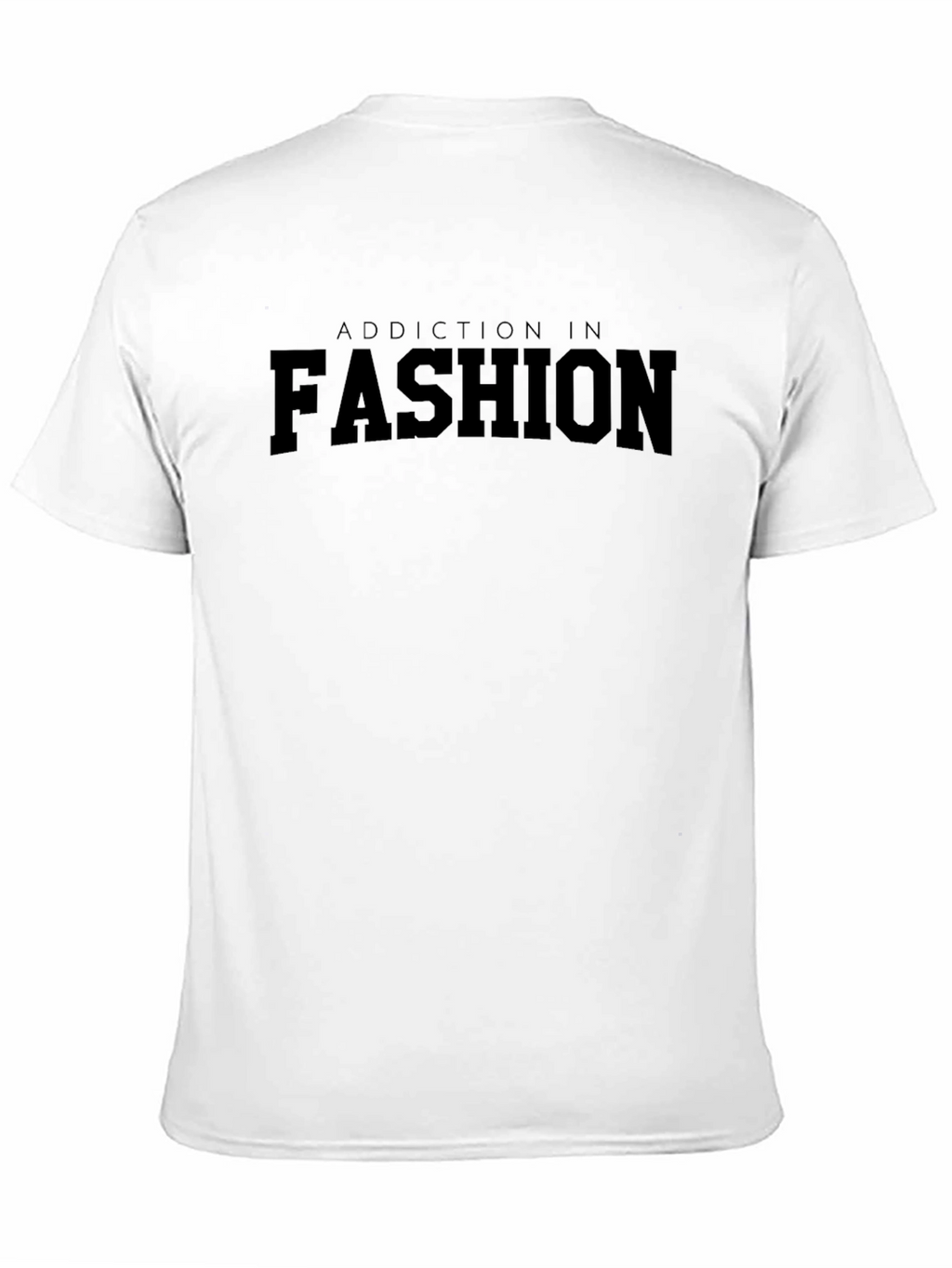 Addiction In Fashion Black Graphic Tee
