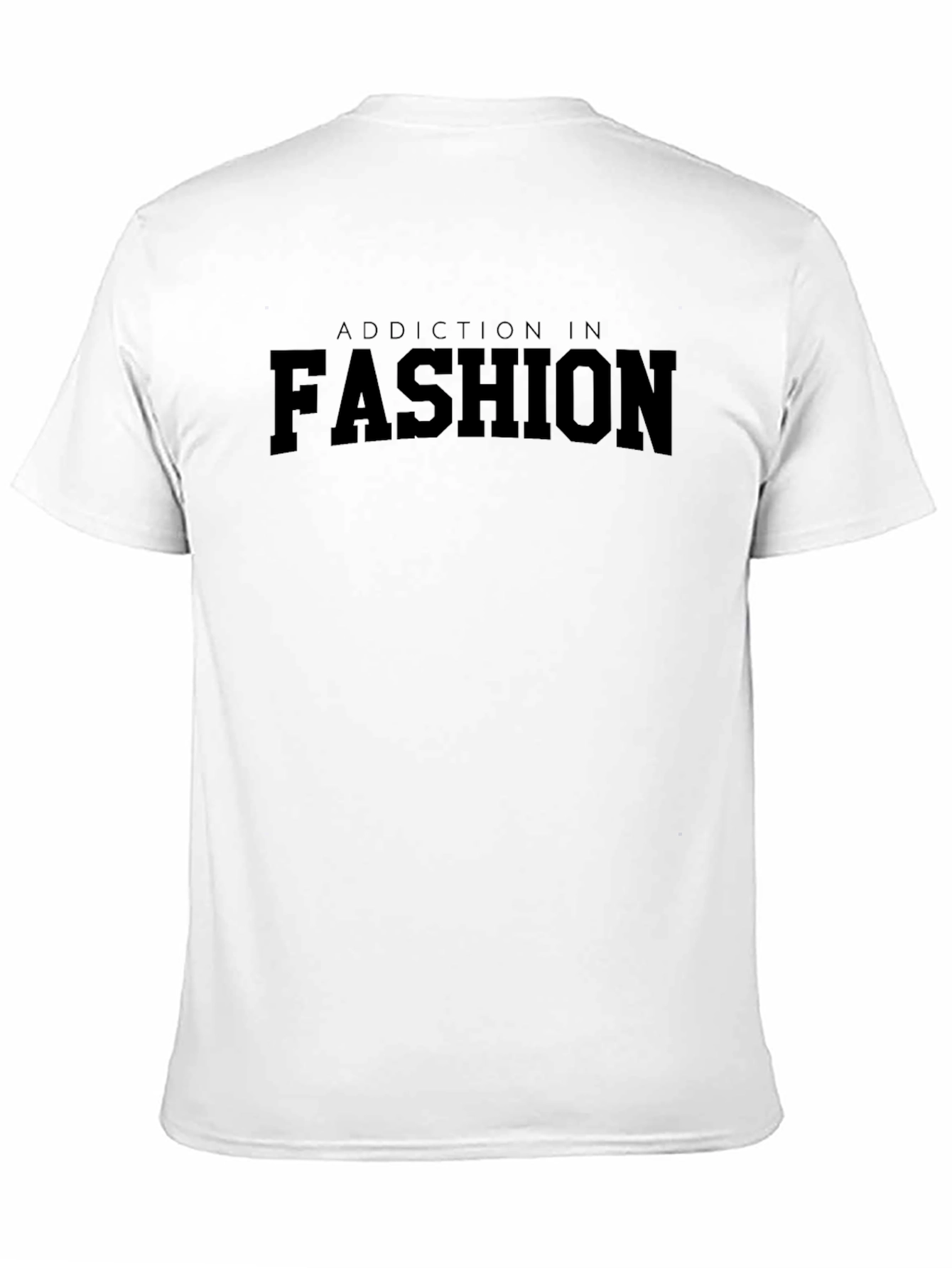 Addiction In Fashion Black Graphic Tee