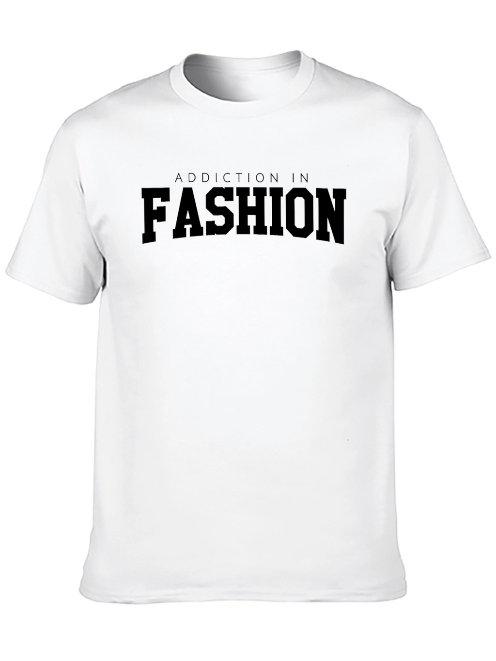 Addiction In Fashion Black Graphic Tee