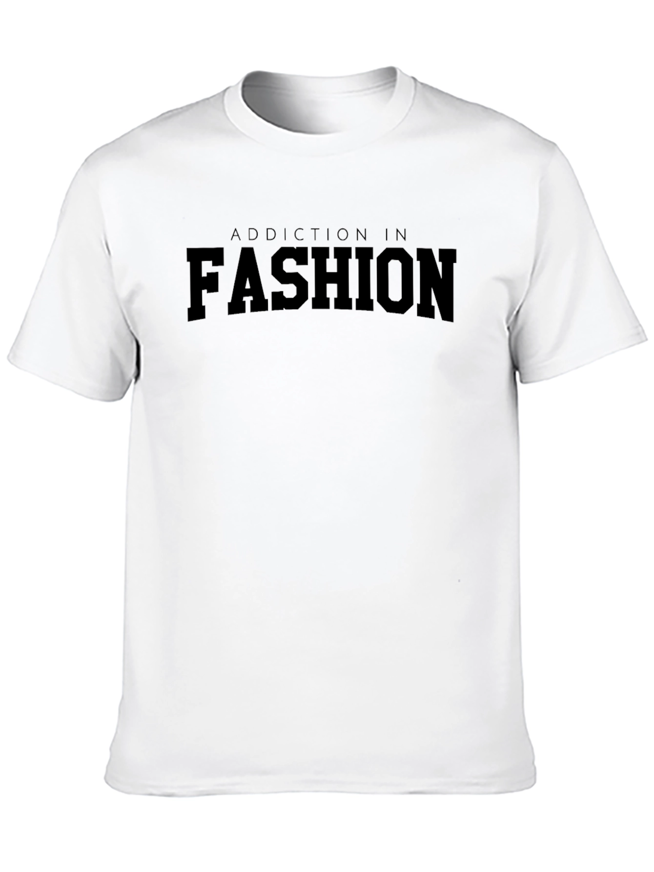 Addiction In Fashion Black Graphic Tee