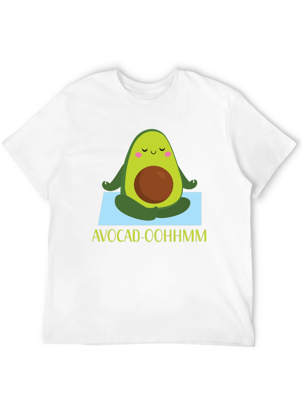 Avocado Yoga T-Shirt -  Avocad-Oohhmm Black Tee