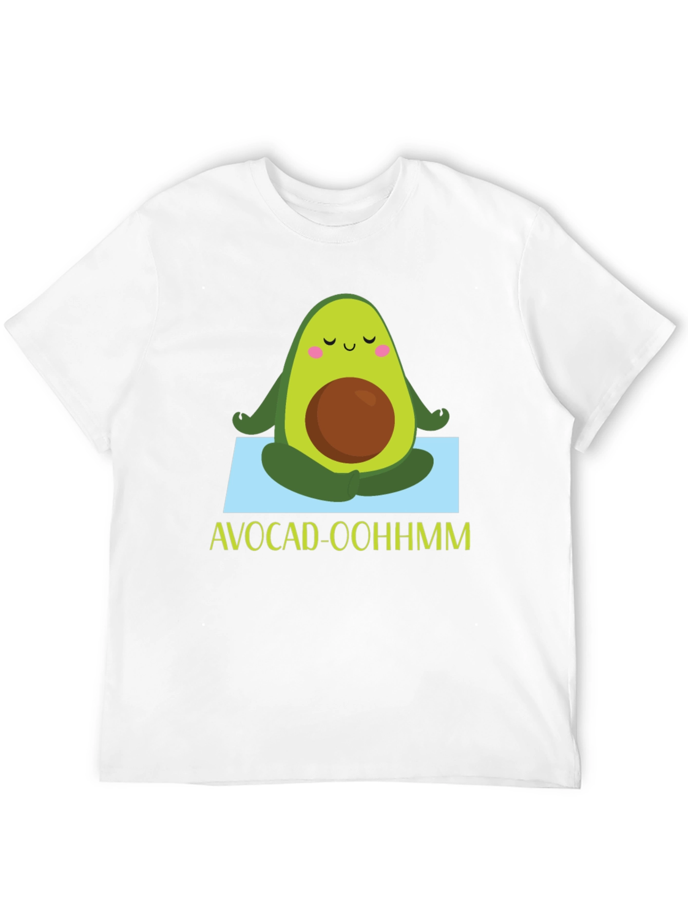 Avocado Yoga T-Shirt -  Avocad-Oohhmm Black Tee