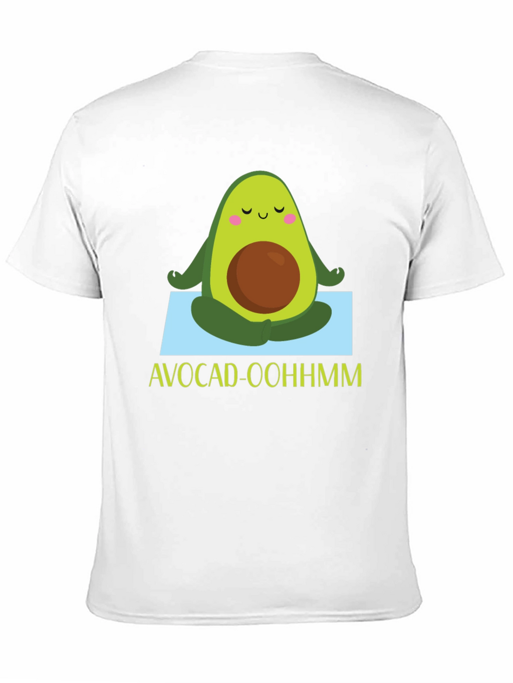 Avocado Yoga T-Shirt -  Avocad-Oohhmm Black Tee