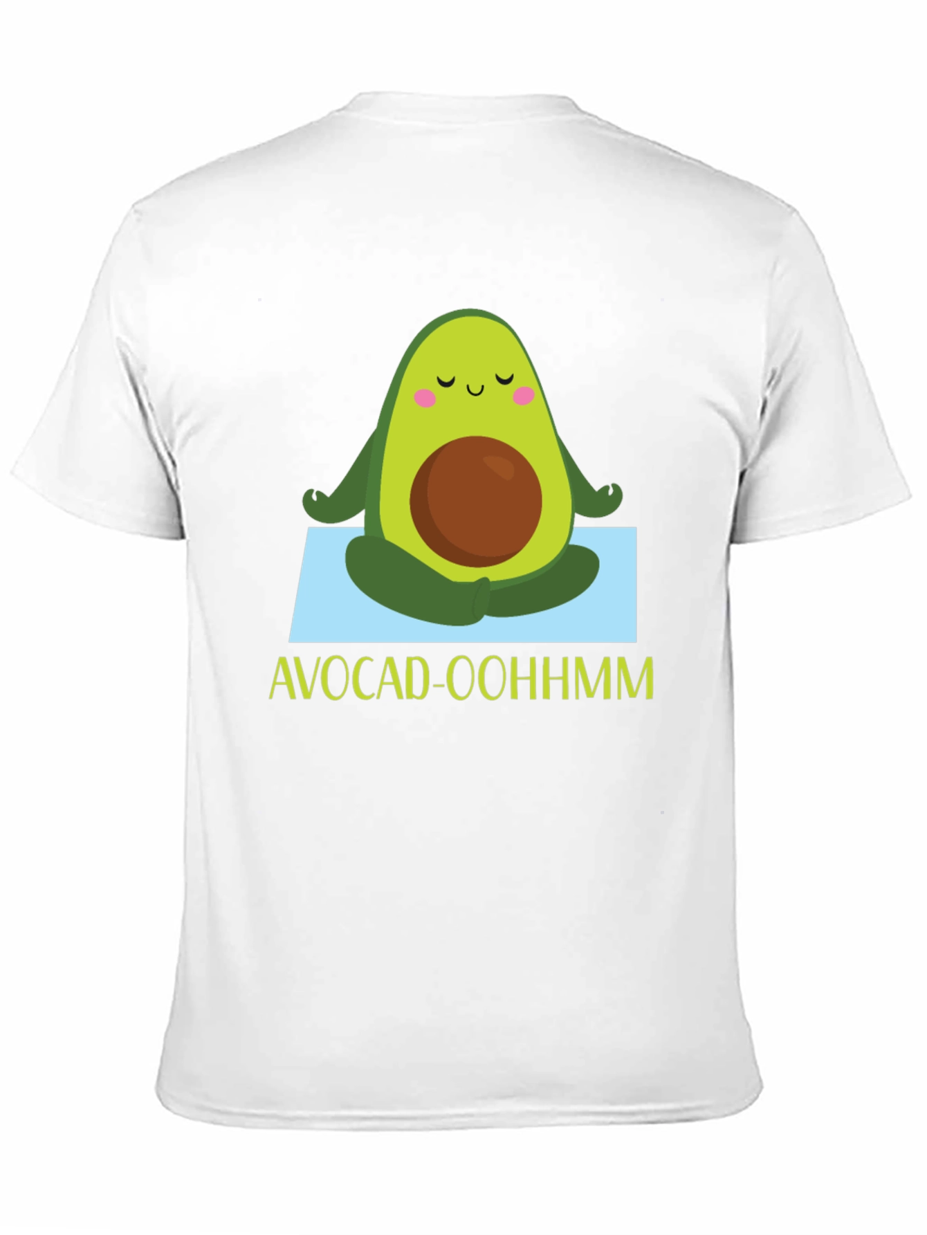 Avocado Yoga T-Shirt -  Avocad-Oohhmm Black Tee