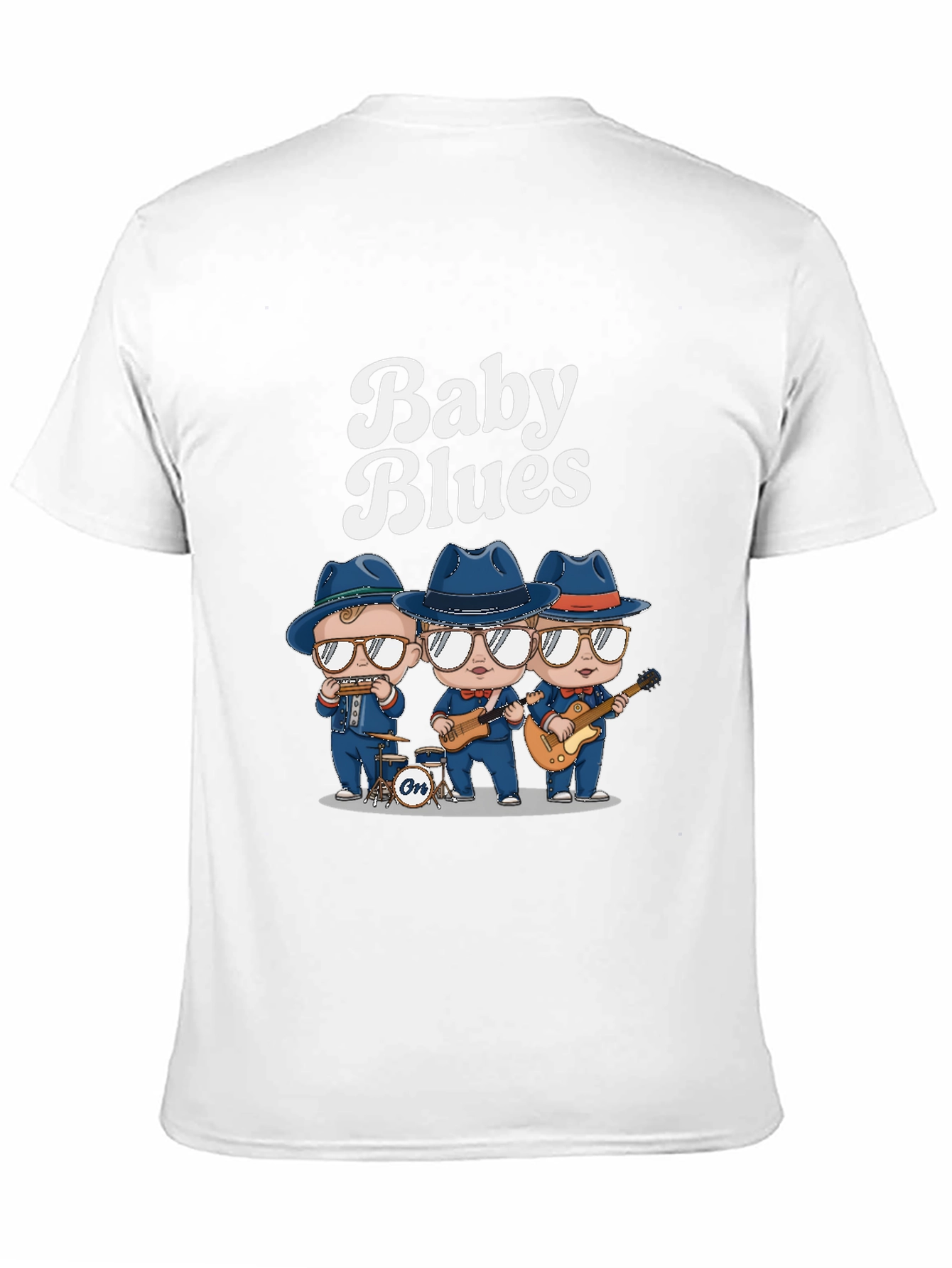 Baby Blues Band Tee - Cool Black T-Shirt