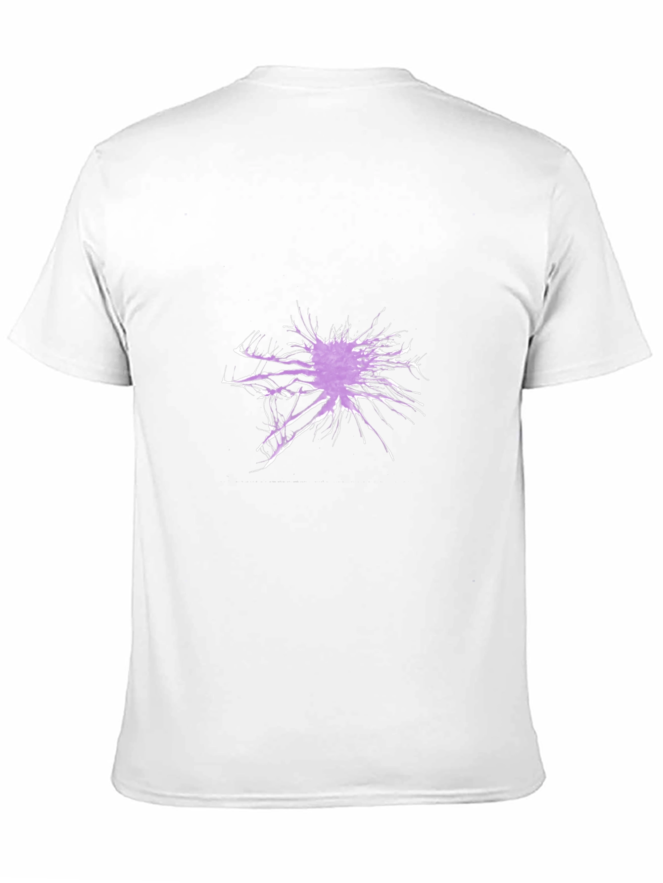 Abstract Splatter Graphic Black T-Shirt