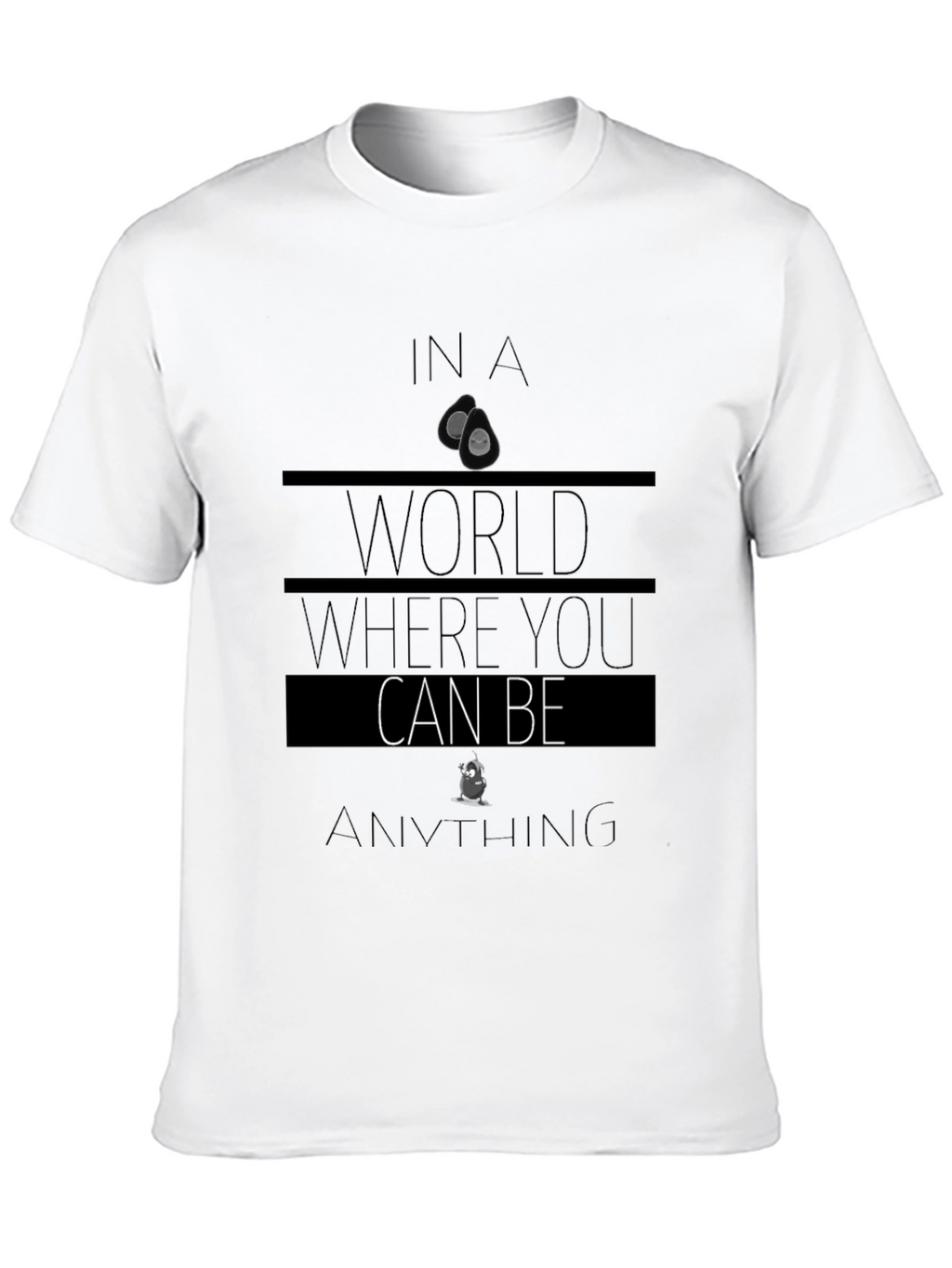 Avocado Be Anything Graphic Tee - Black