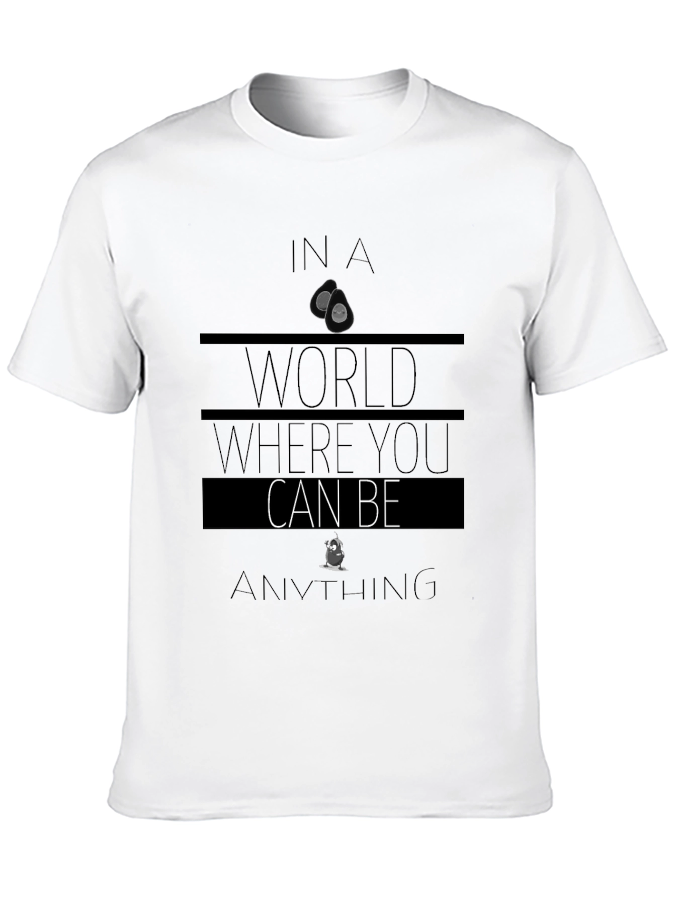 Avocado Be Anything Graphic Tee - Black