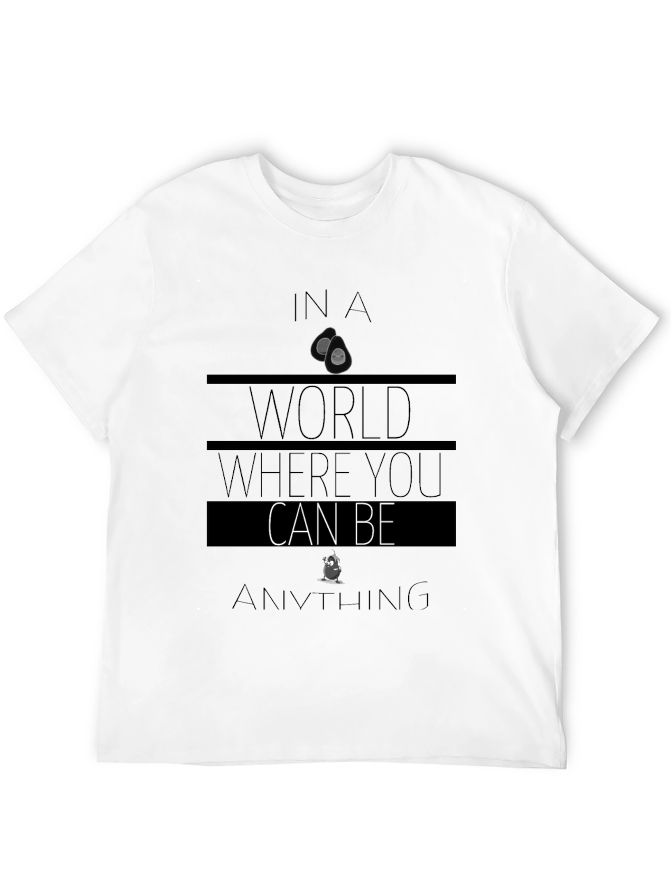 Avocado Be Anything Graphic Tee - Black