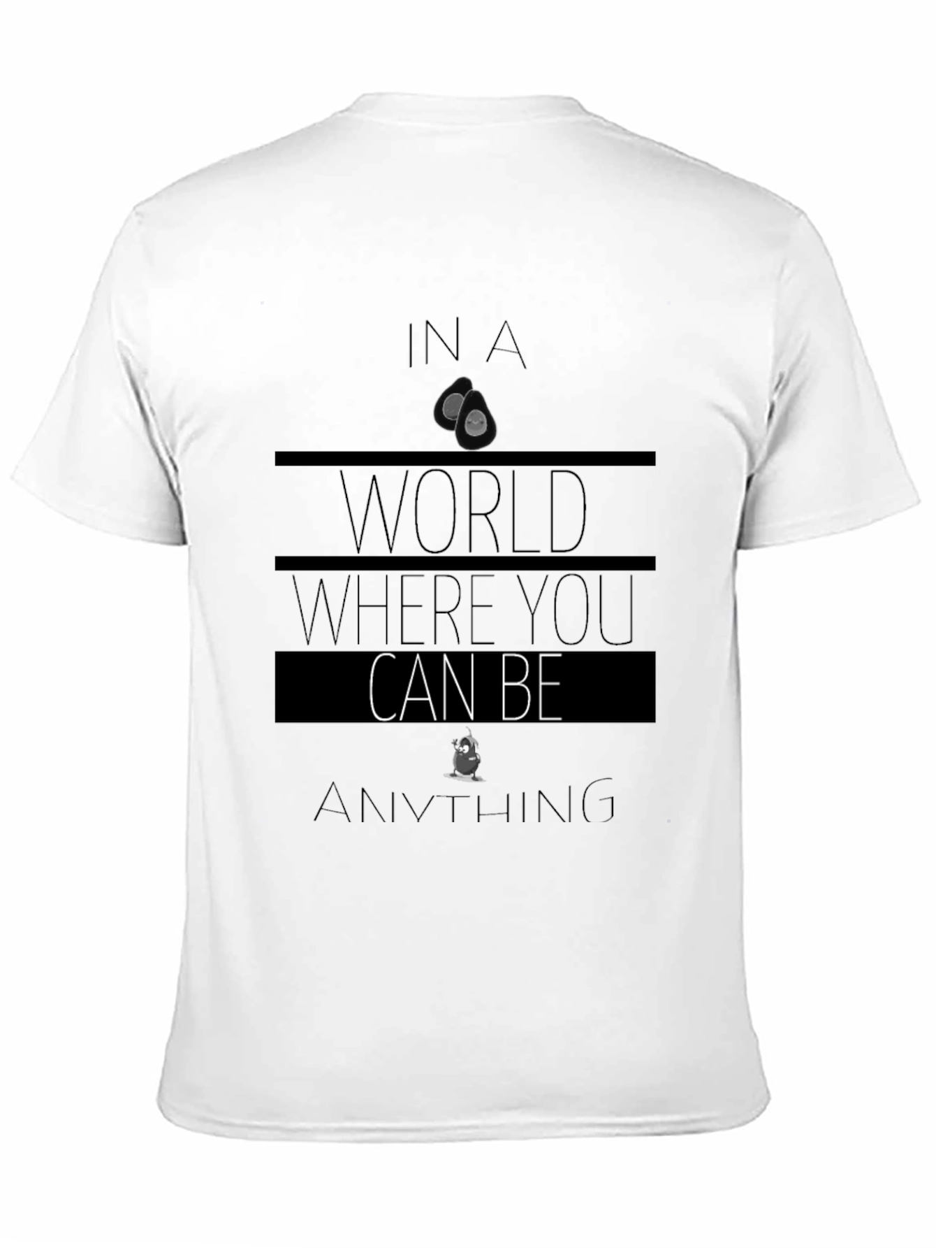 Avocado Be Anything Graphic Tee - Black