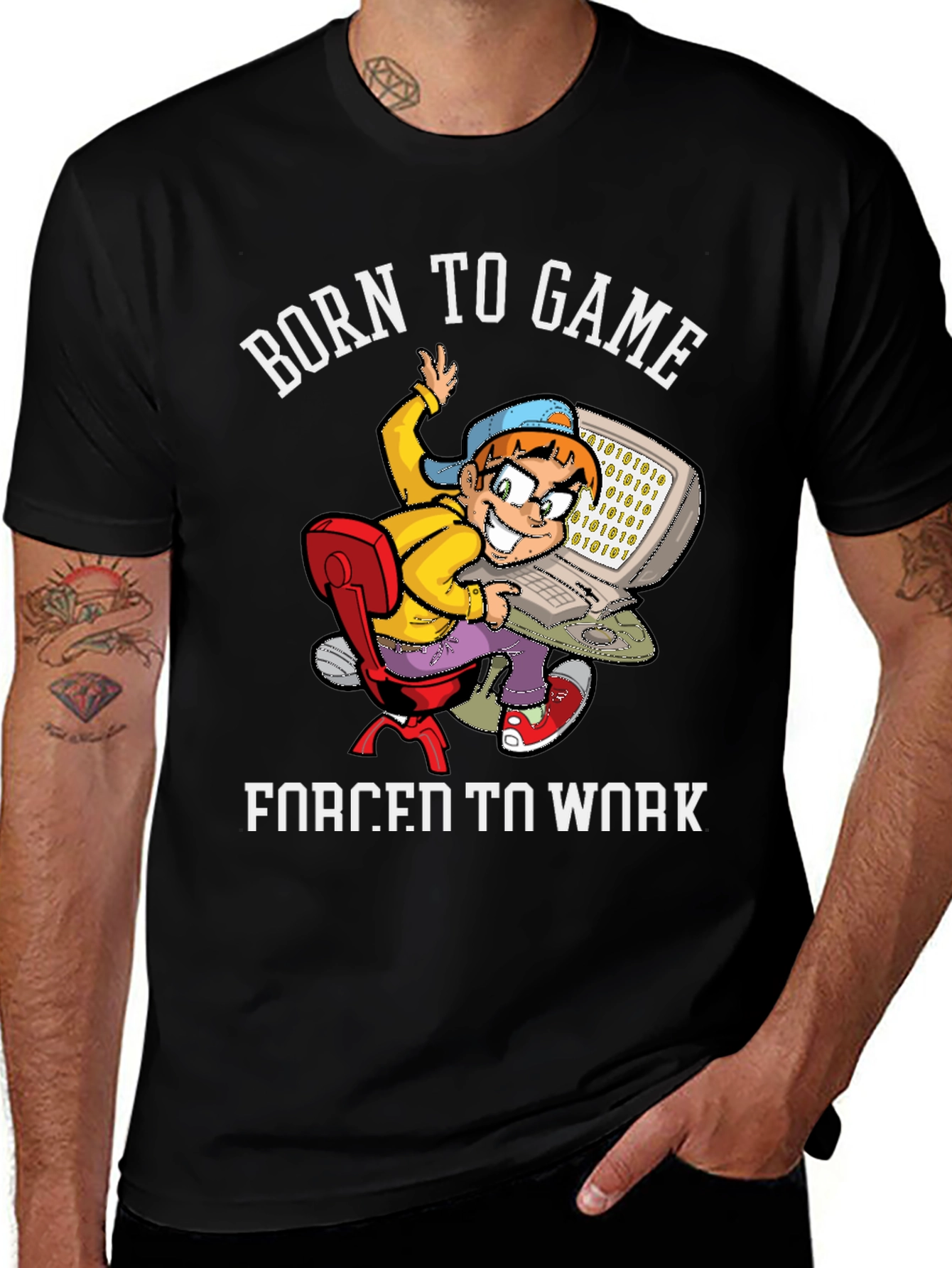 Born to Game T-Shirt - Gamer Humor Tee
