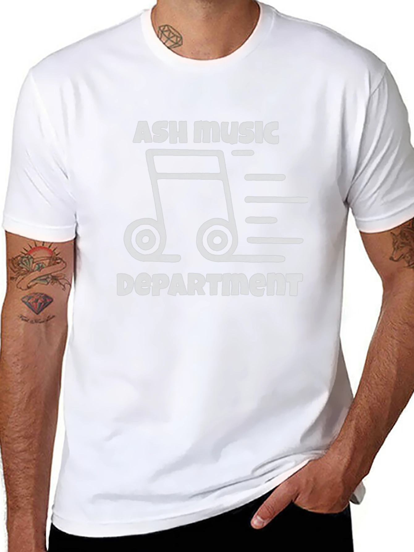Ash Music Department Black T-Shirt