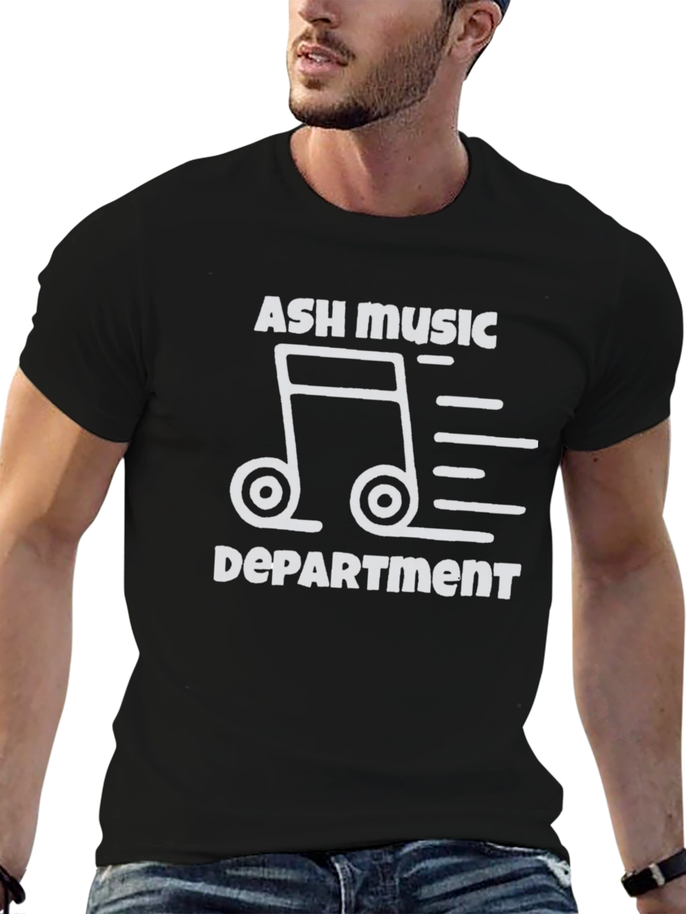 Ash Music Department Black T-Shirt