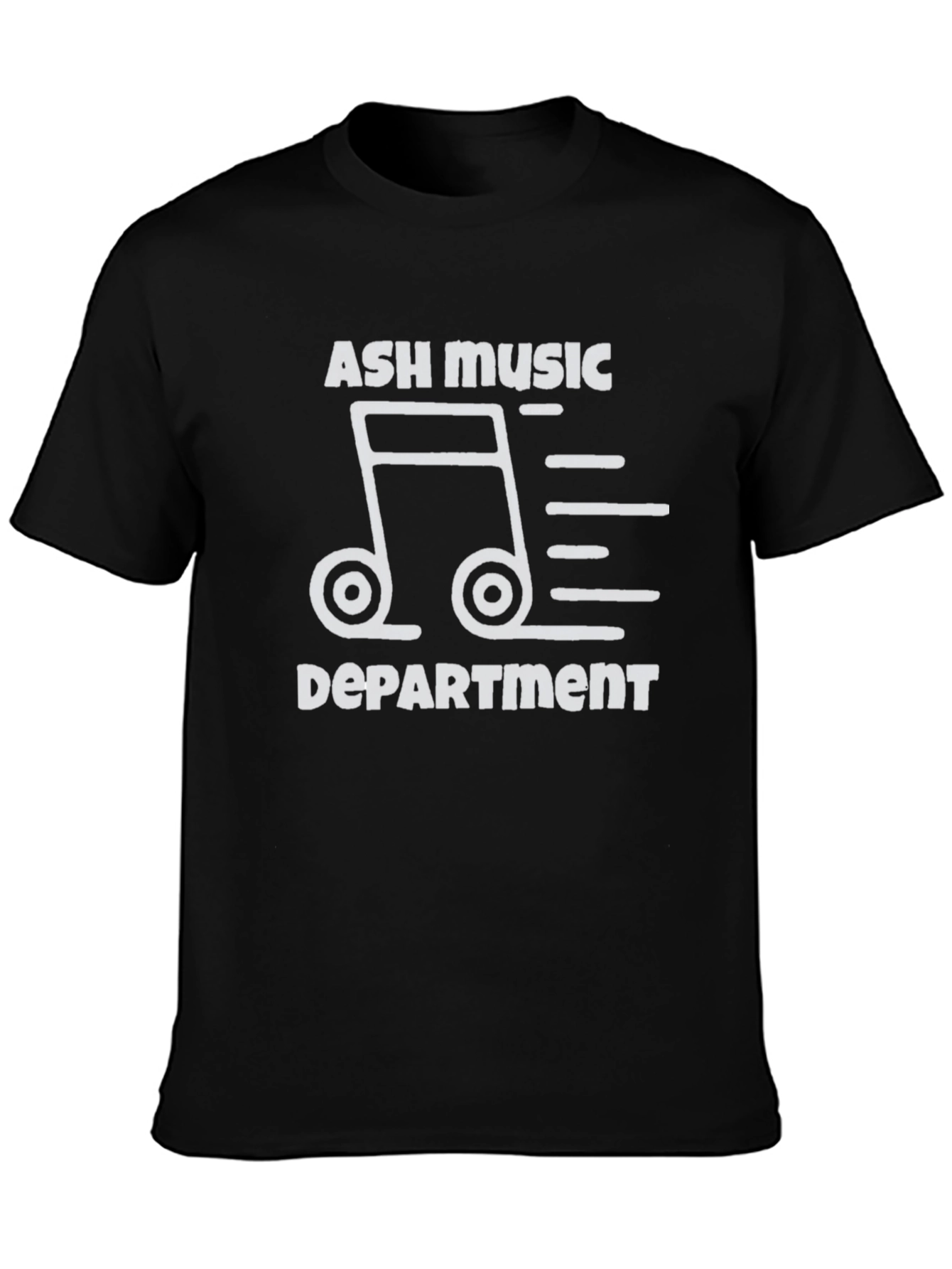 Ash Music Department Black T-Shirt