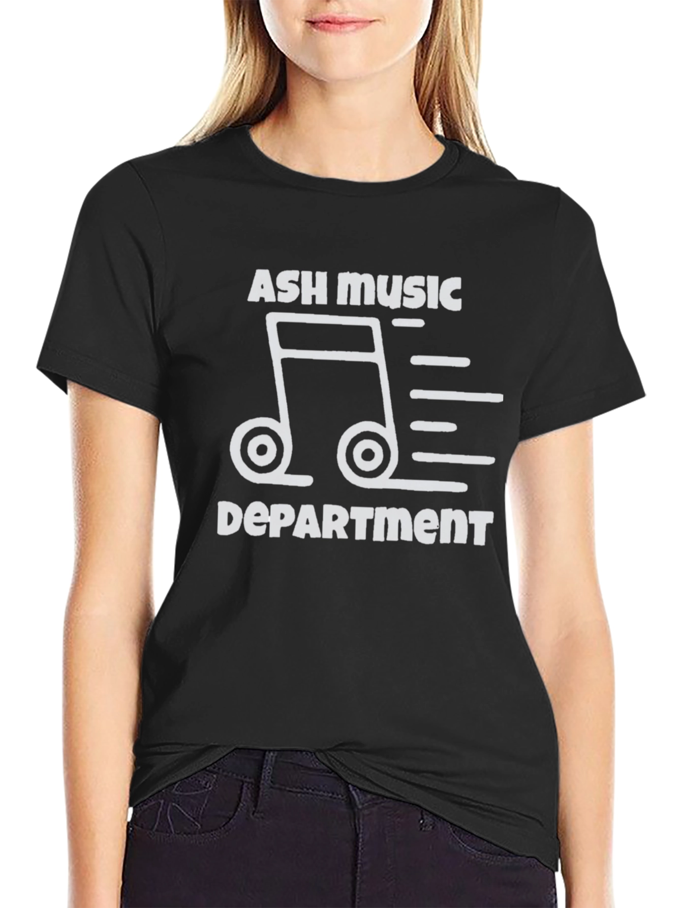 Ash Music Department Black T-Shirt
