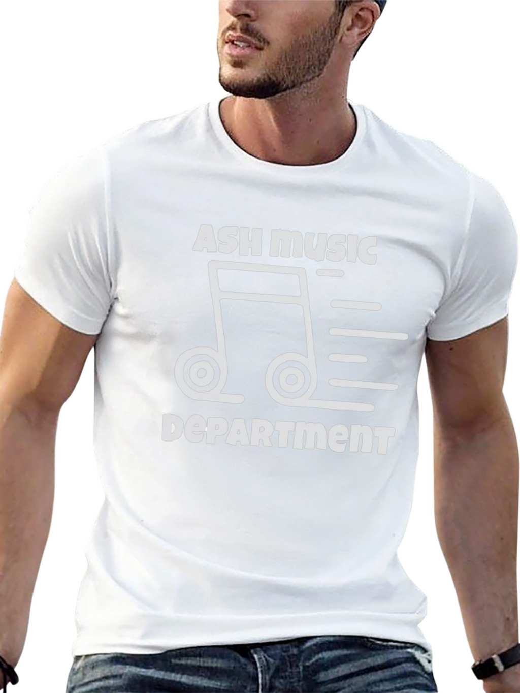 Ash Music Department Black T-Shirt