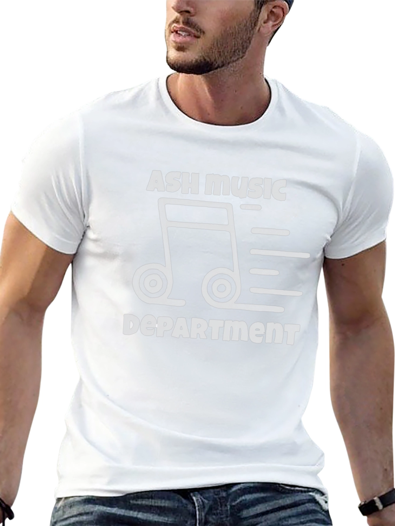 Ash Music Department Black T-Shirt