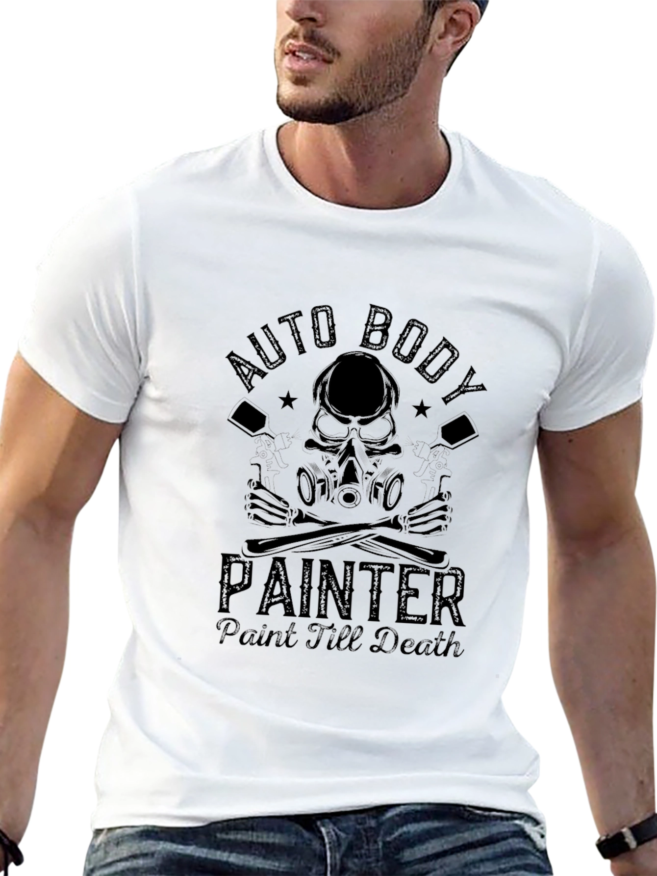 Auto Body Painter T-Shirt - Paint Till Death Tee