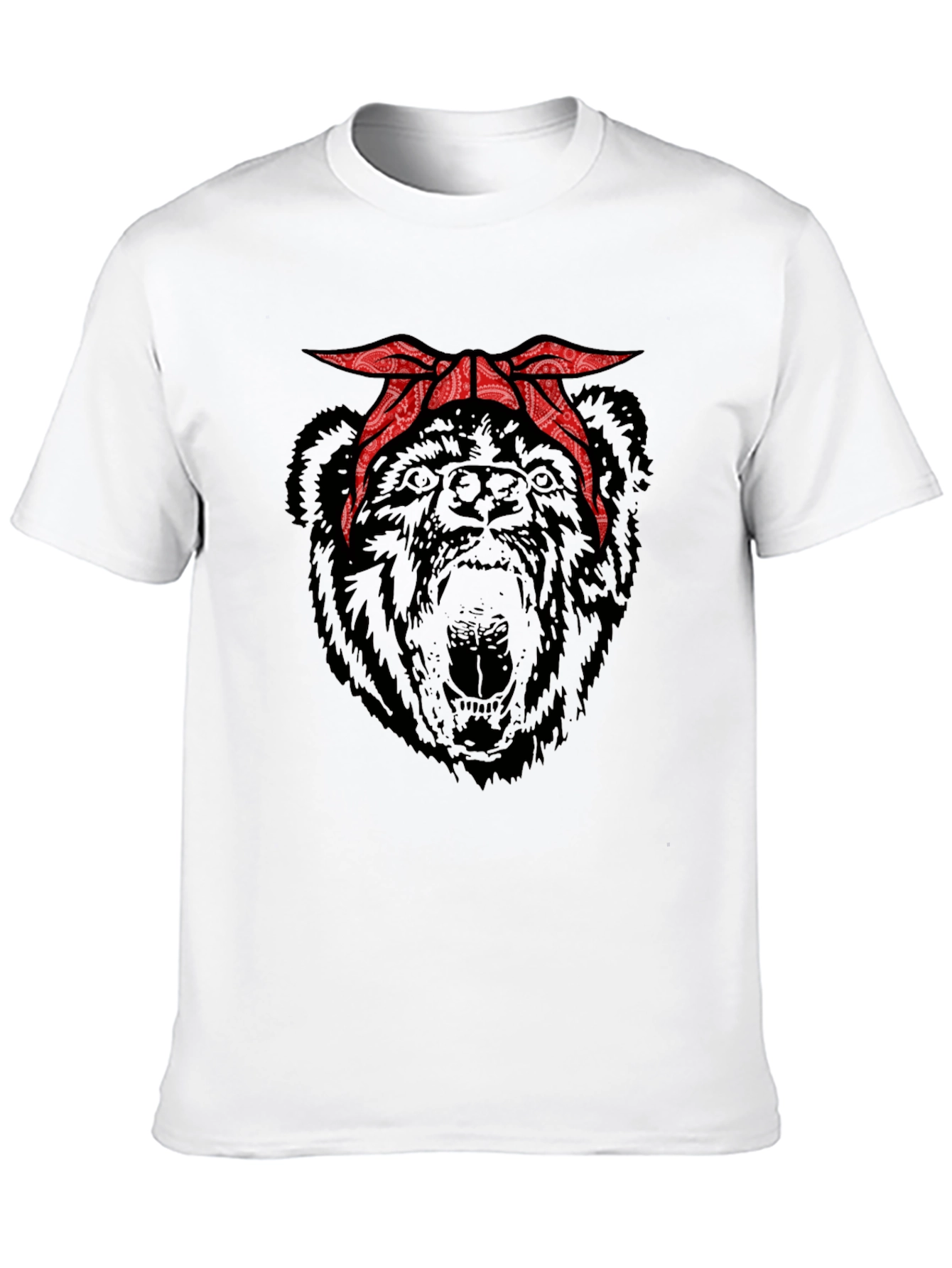 Bear Bandana Graphic T-Shirt
