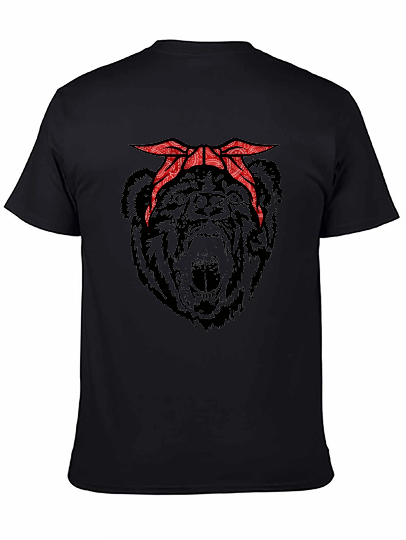 Bear Bandana Graphic T-Shirt