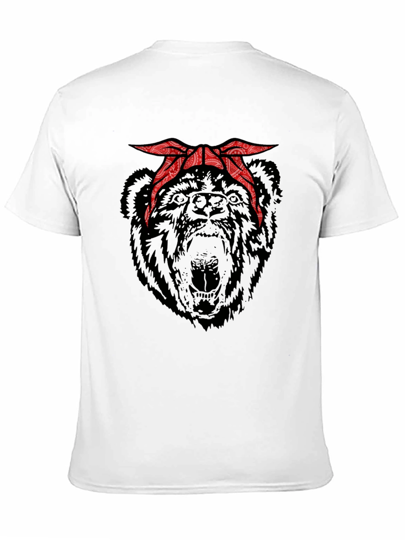 Bear Bandana Graphic T-Shirt