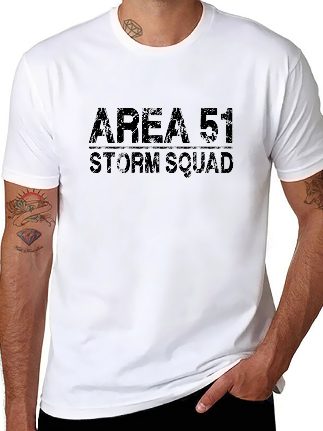Area 51 Storm Squad Black T-Shirt