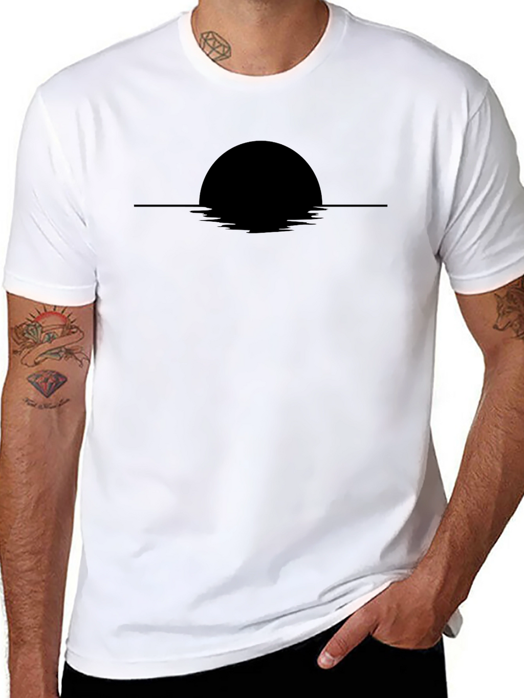 Black Horizon Graphic Tee