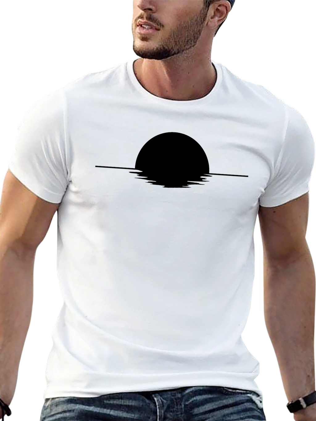 Black Horizon Graphic Tee