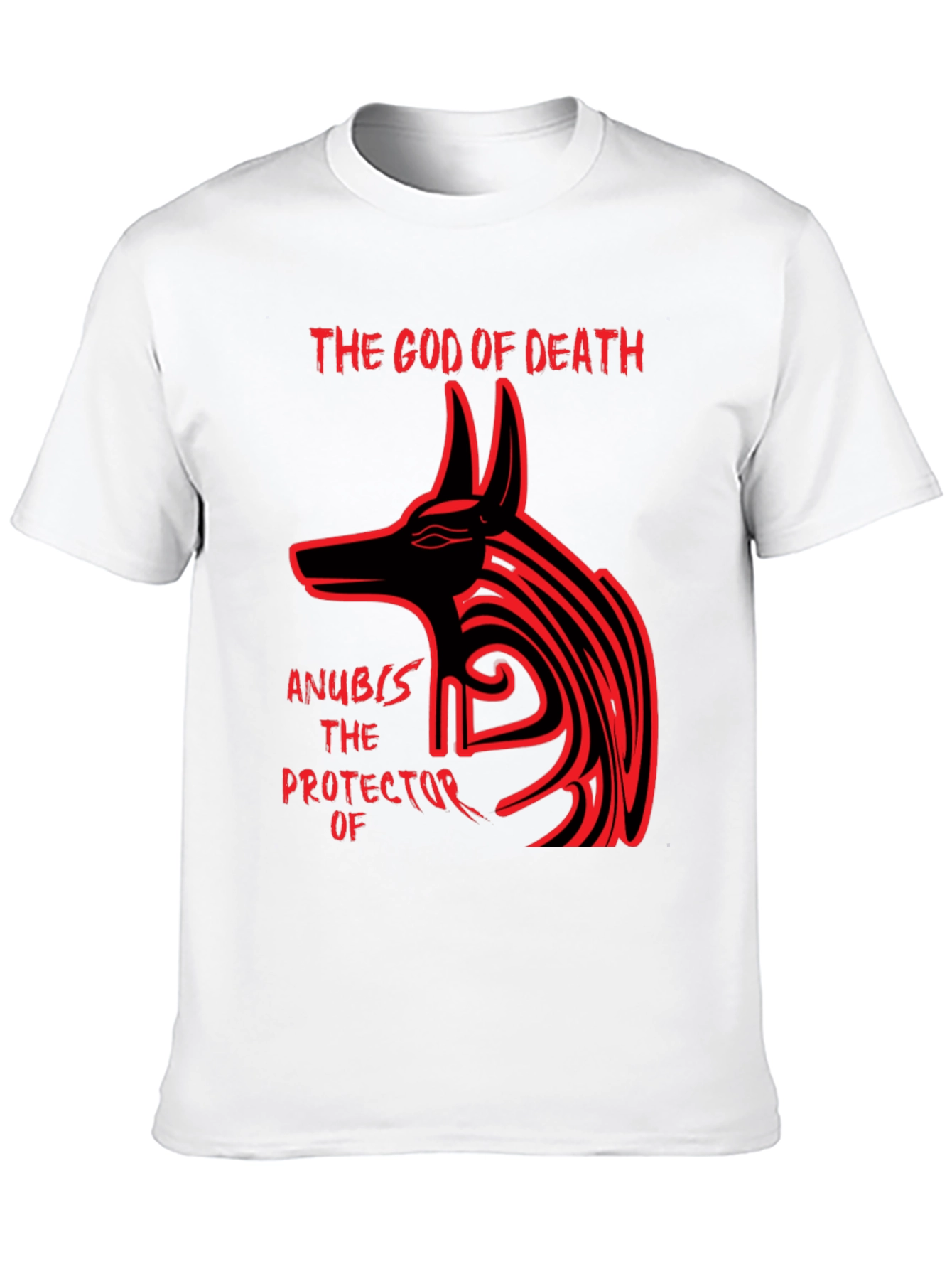 Anubis God of Death Black Graphic Tee