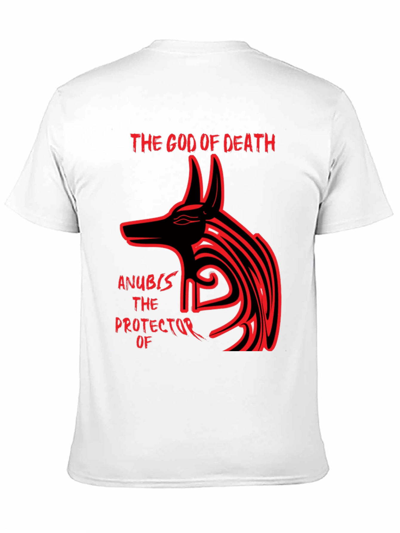 Anubis God of Death Black Graphic Tee