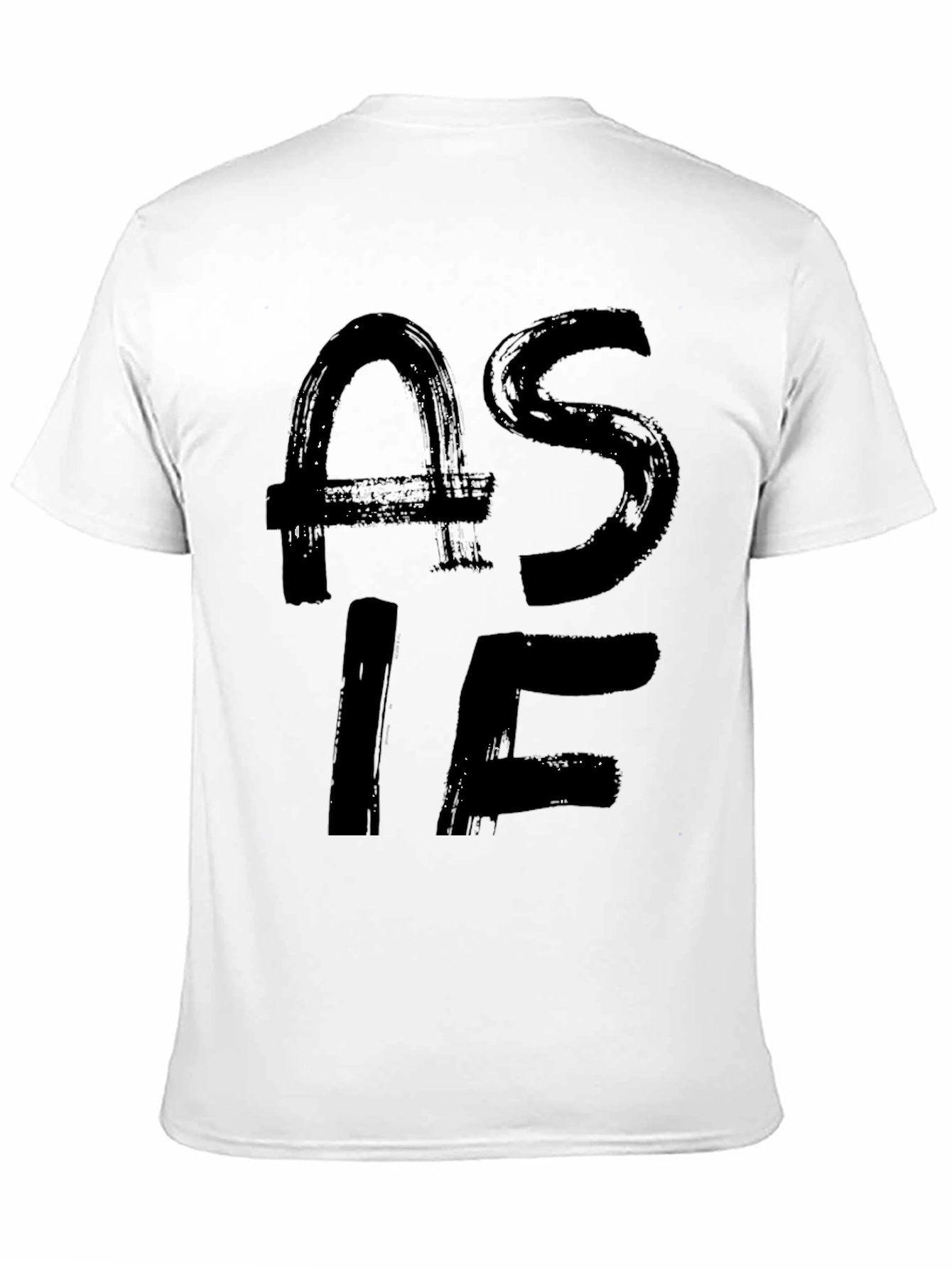 Black AS IF Graphic Tee - Trendy Casual Wear