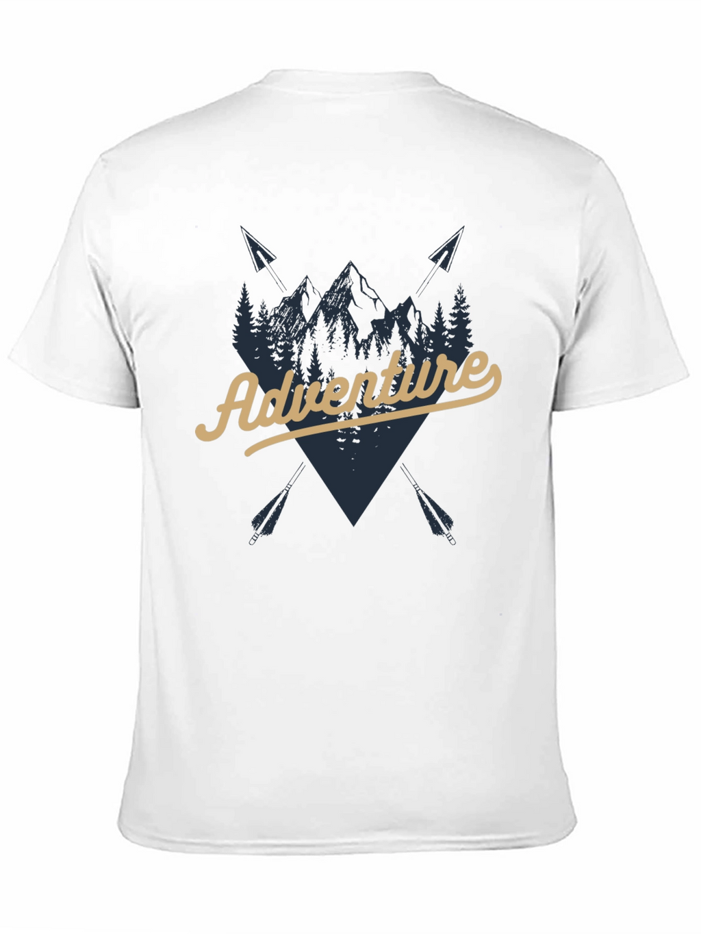 Adventure Awaits Graphic T-Shirt - Black