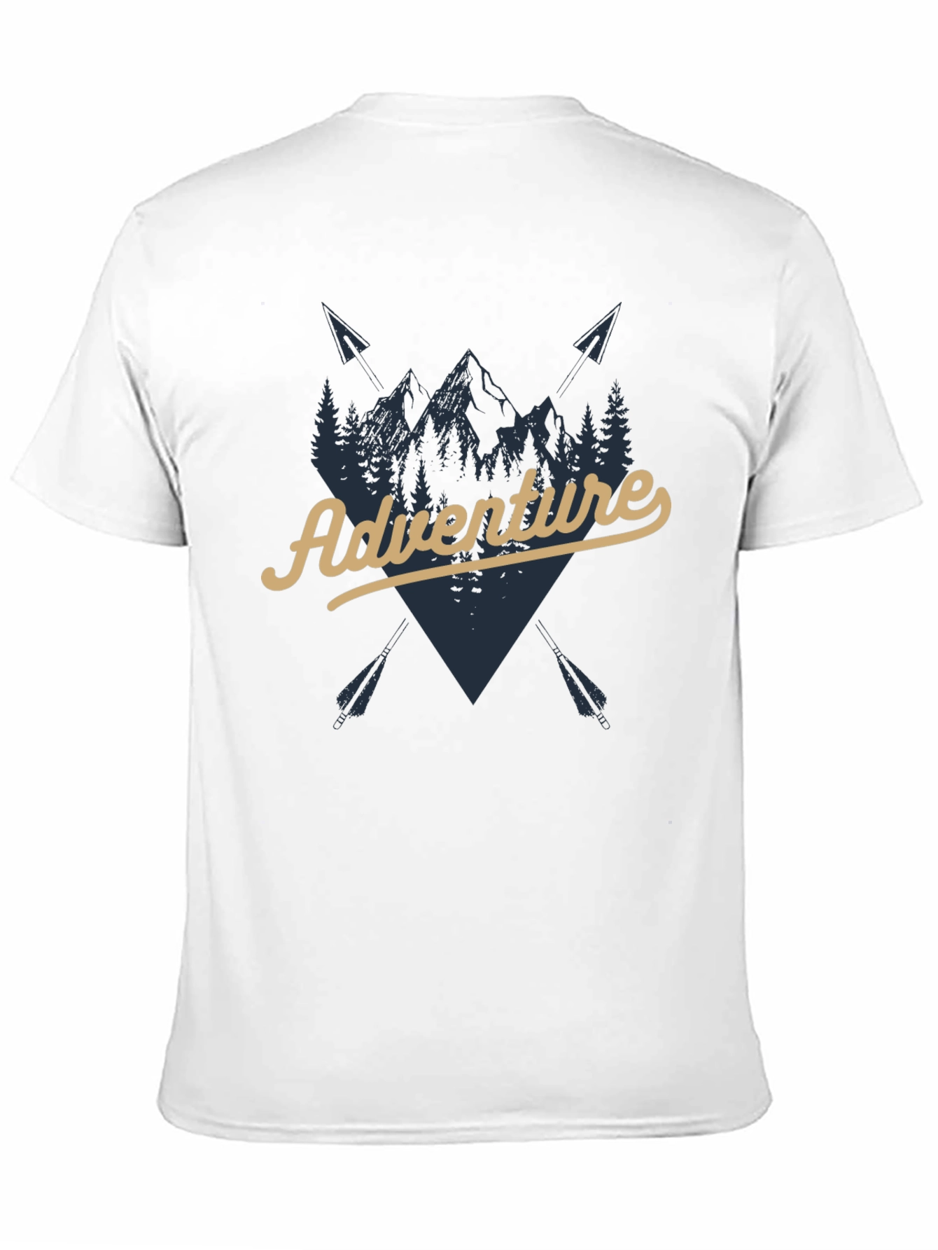 Adventure Awaits Graphic T-Shirt - Black