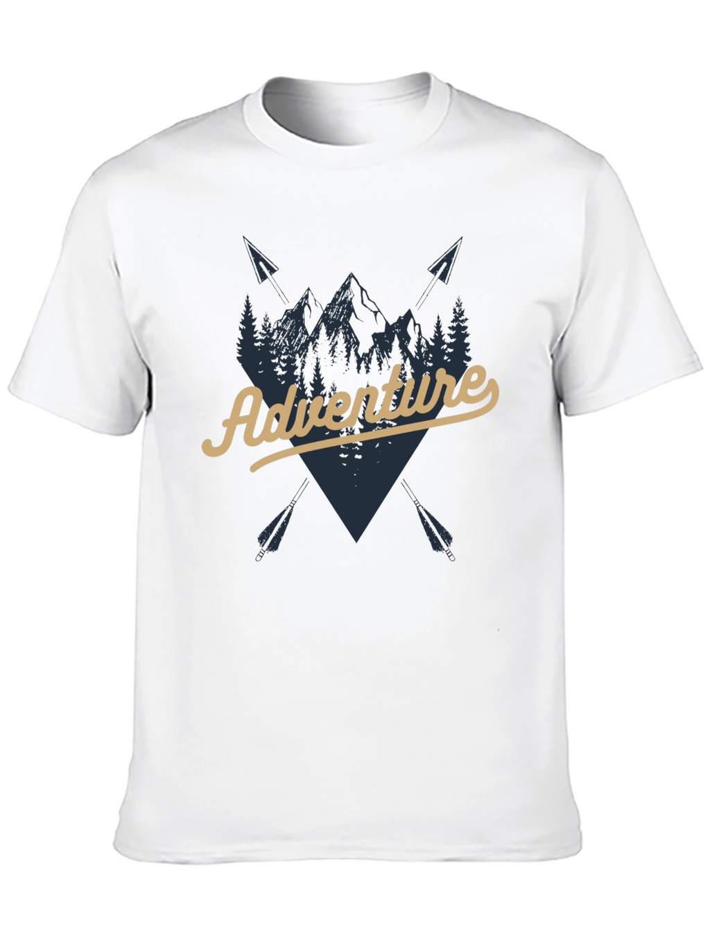 Adventure Awaits Graphic T-Shirt - Black