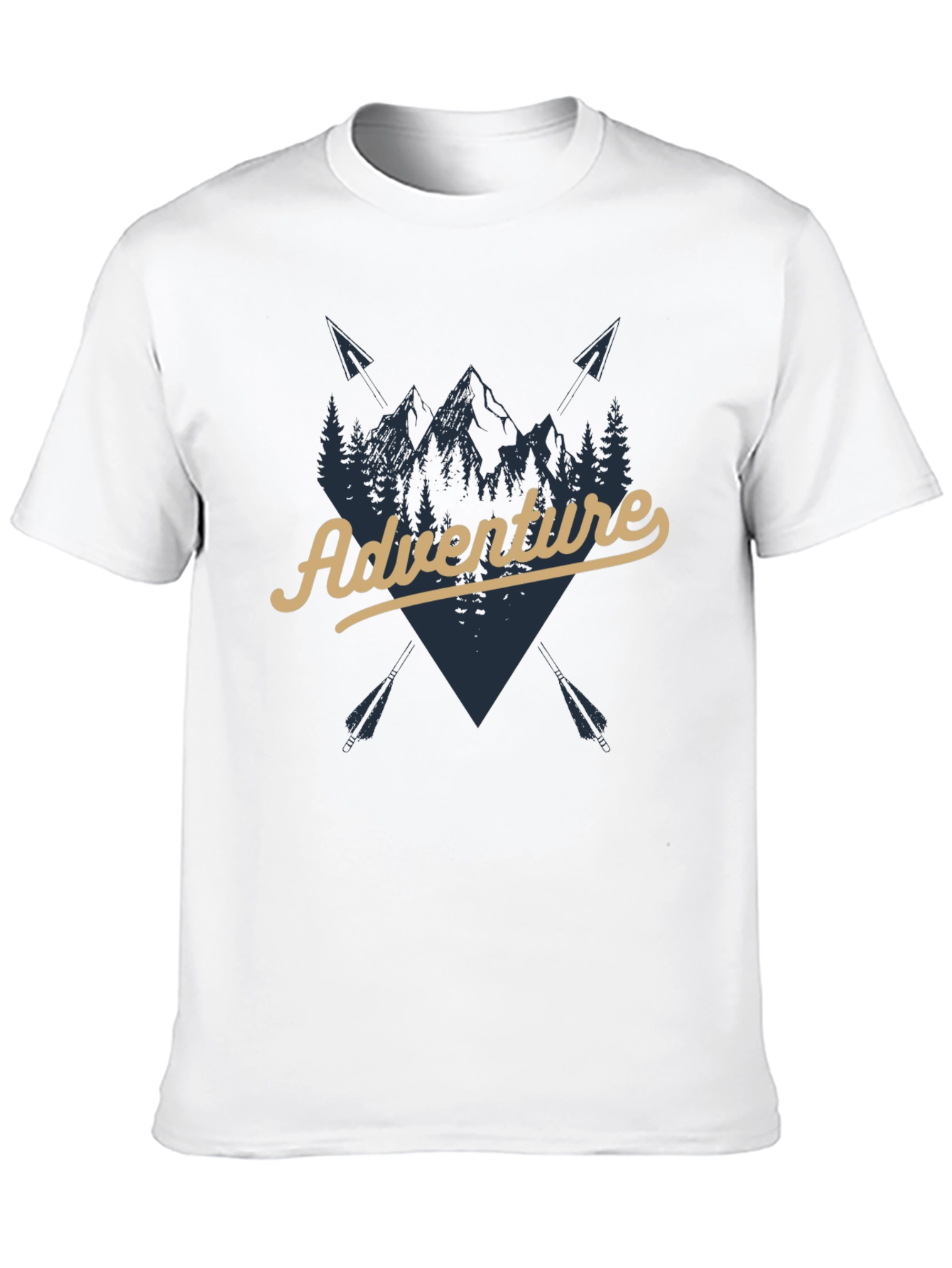 Adventure Awaits Graphic T-Shirt - Black