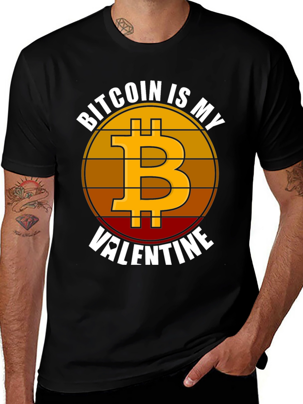 Bitcoin Is My Valentine Graphic T-Shirt