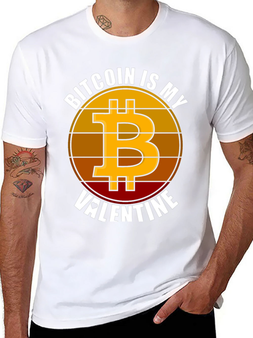 Bitcoin Is My Valentine Graphic T-Shirt