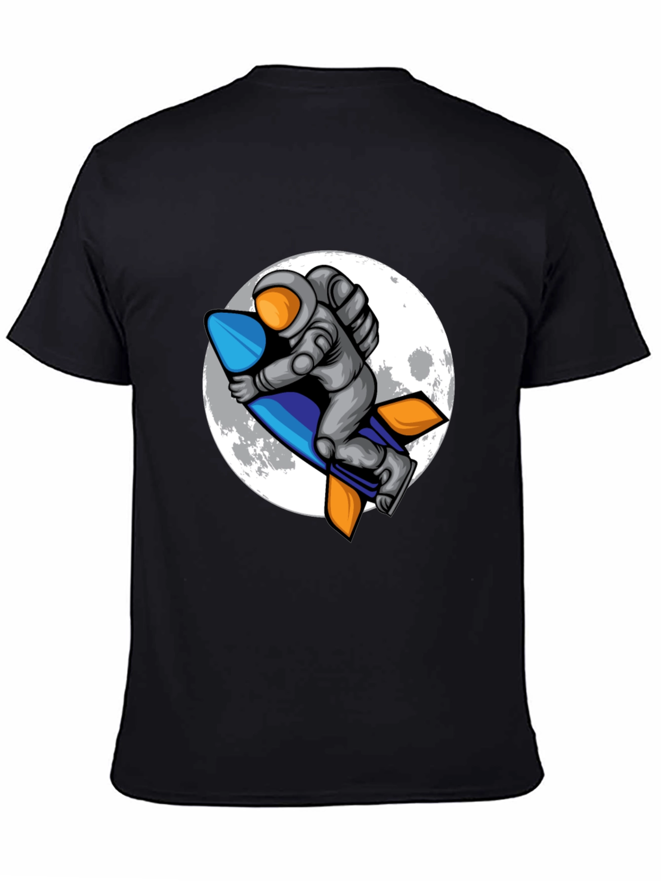 Astronaut Rocket T-Shirt - Moon Adventure Tee