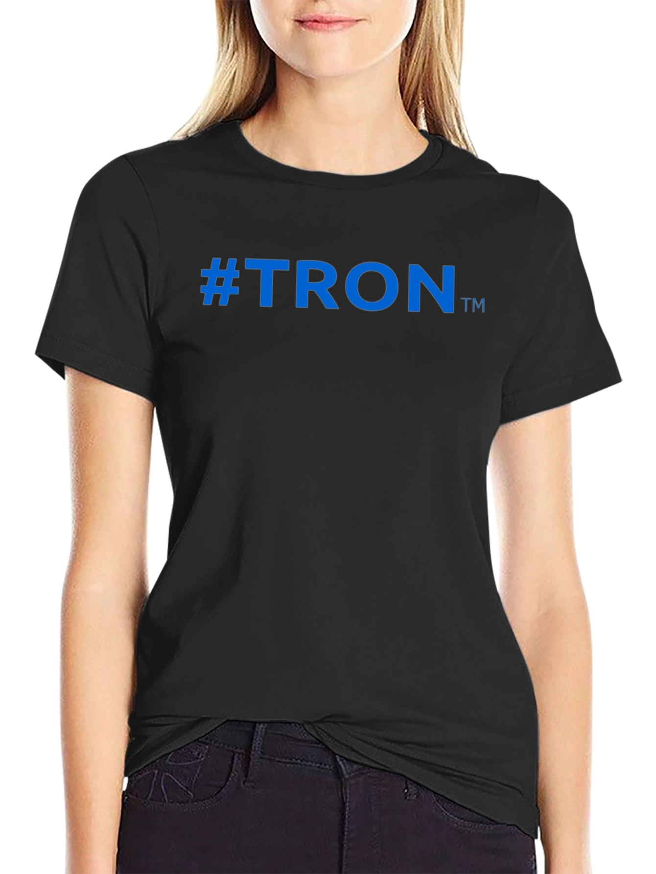 #TRON Black T-Shirt Crypto Blockchain Fashion