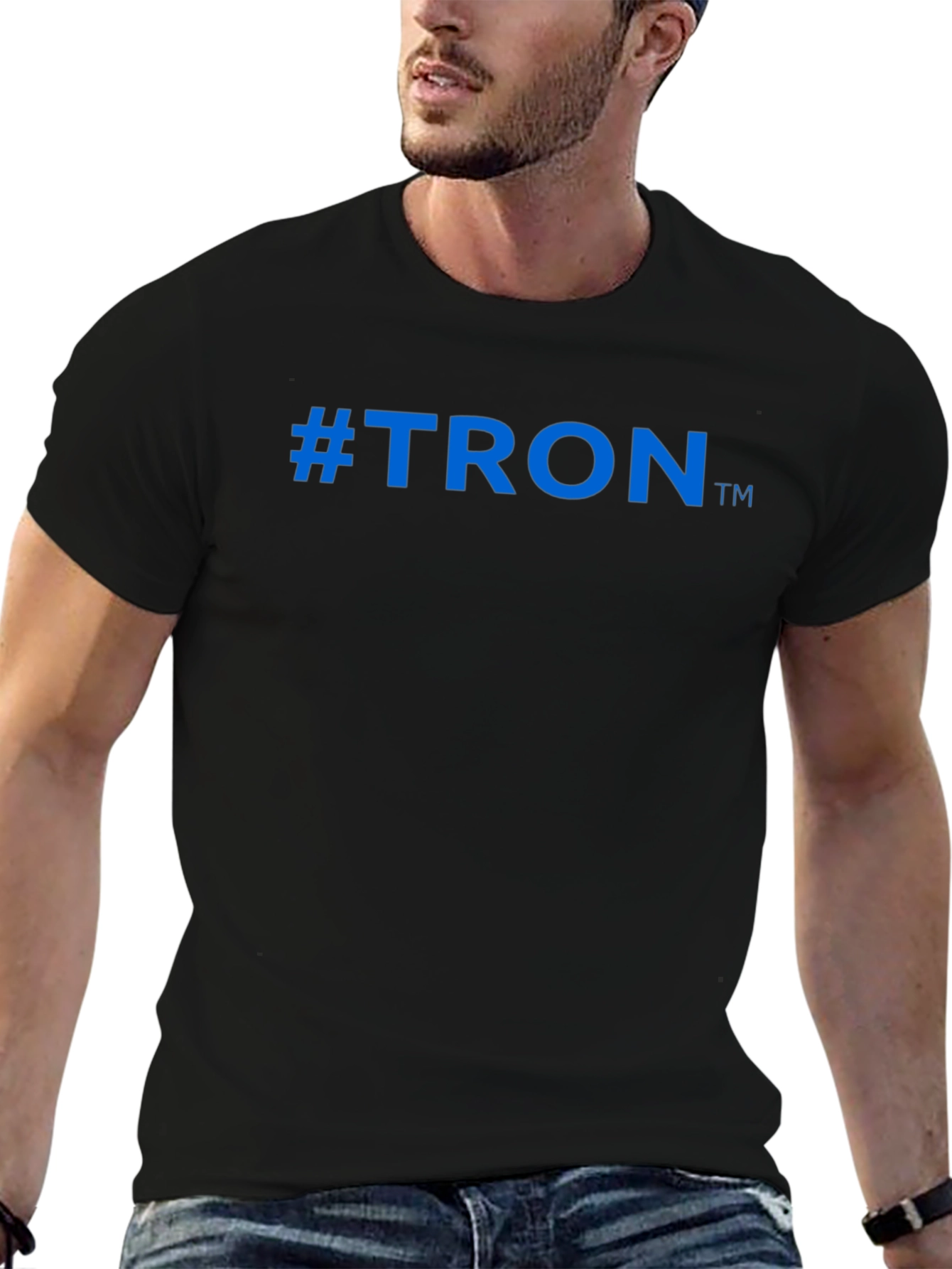#TRON Black T-Shirt Crypto Blockchain Fashion