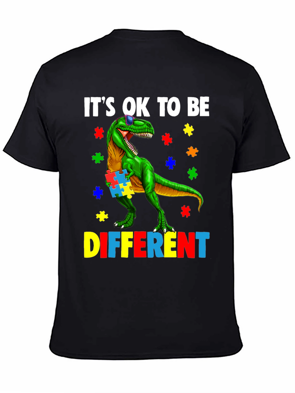 Autism Awareness Dinosaur T-Shirt
