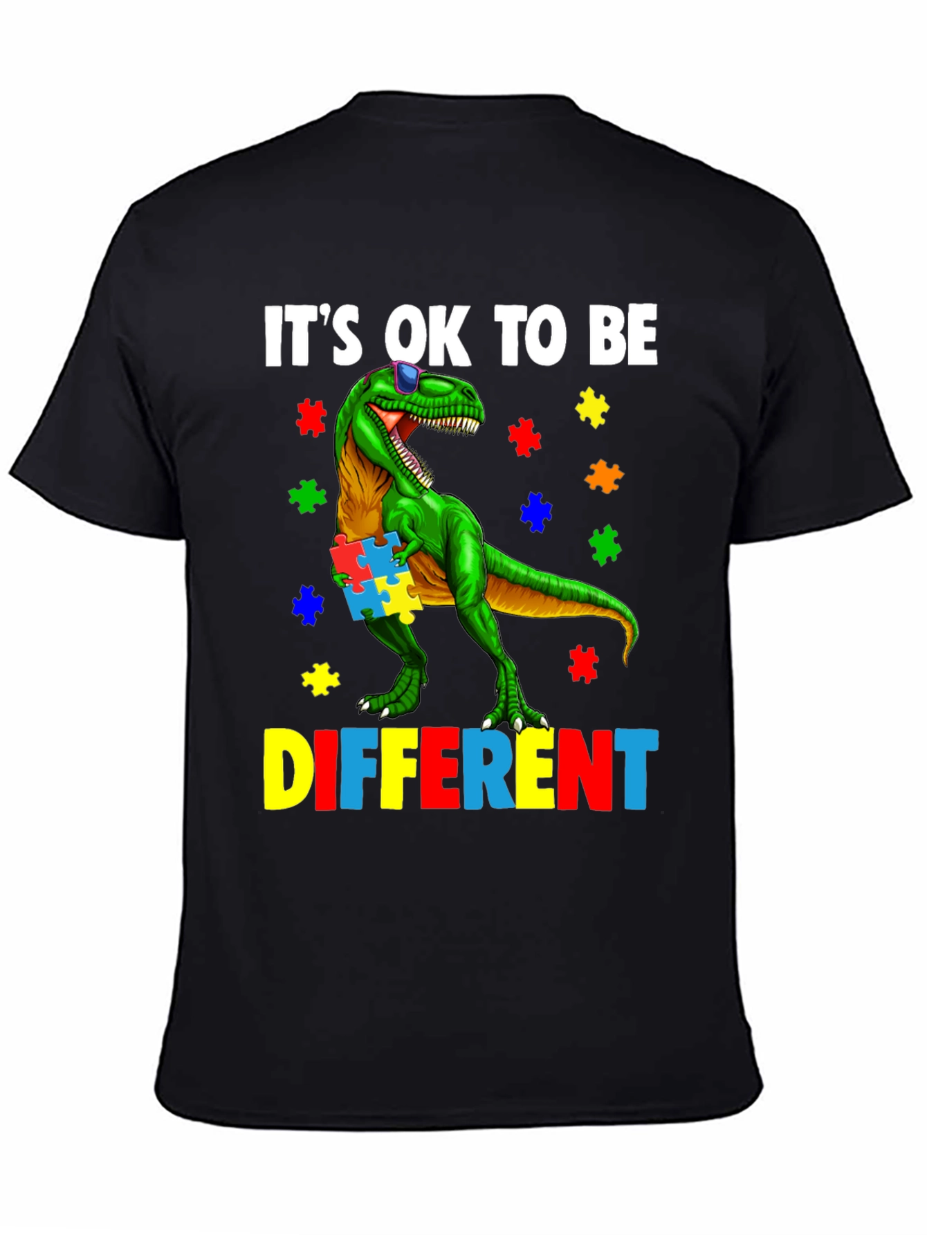 Autism Awareness Dinosaur T-Shirt