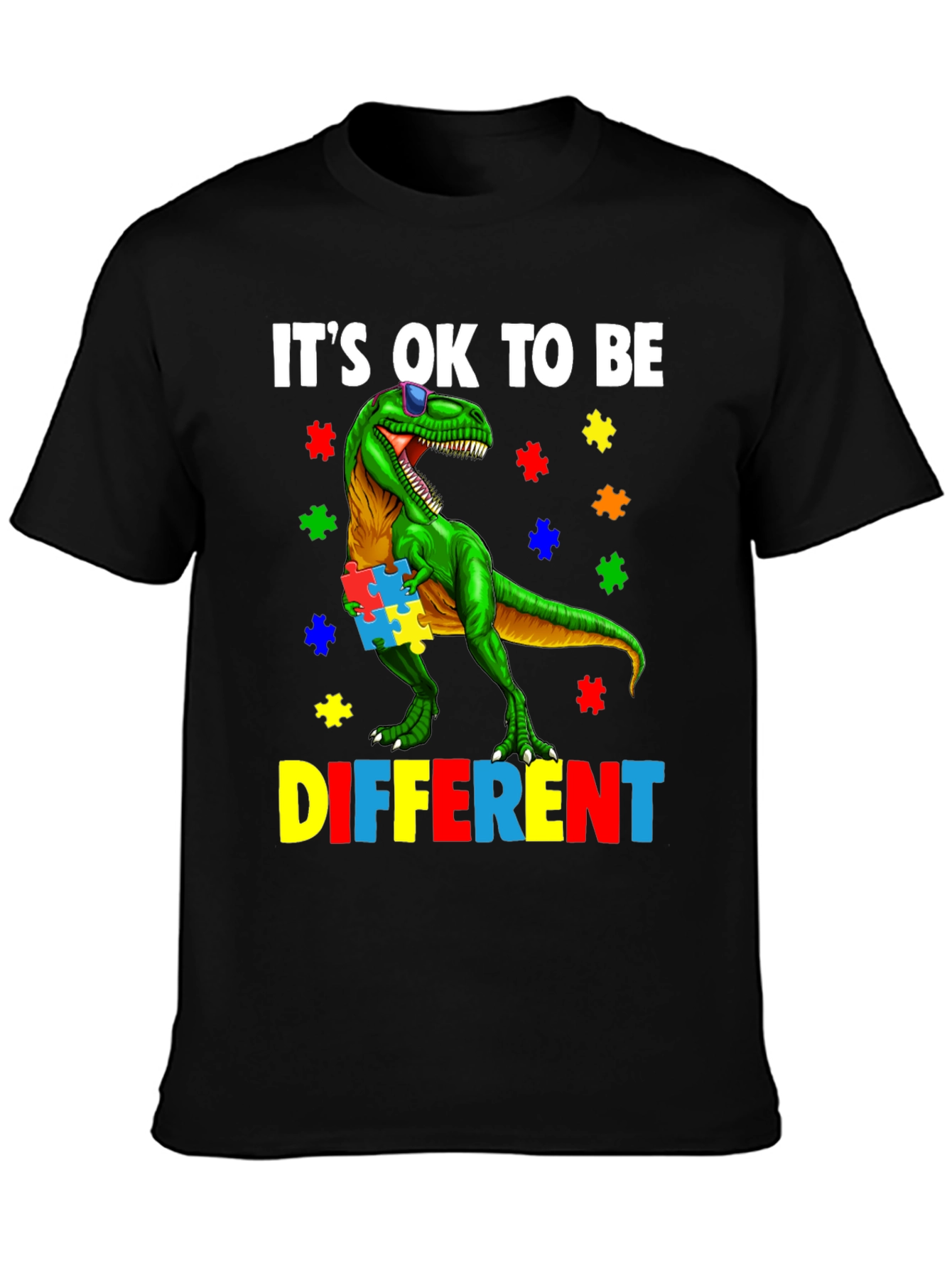 Autism Awareness Dinosaur T-Shirt
