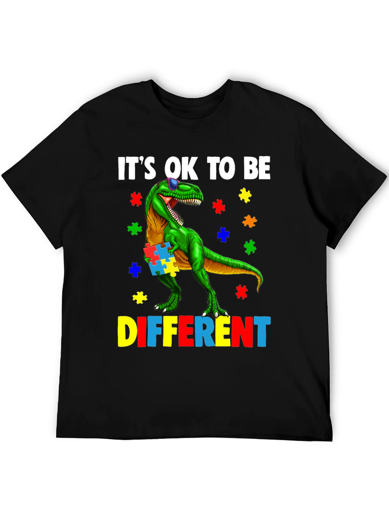 Autism Awareness Dinosaur T-Shirt