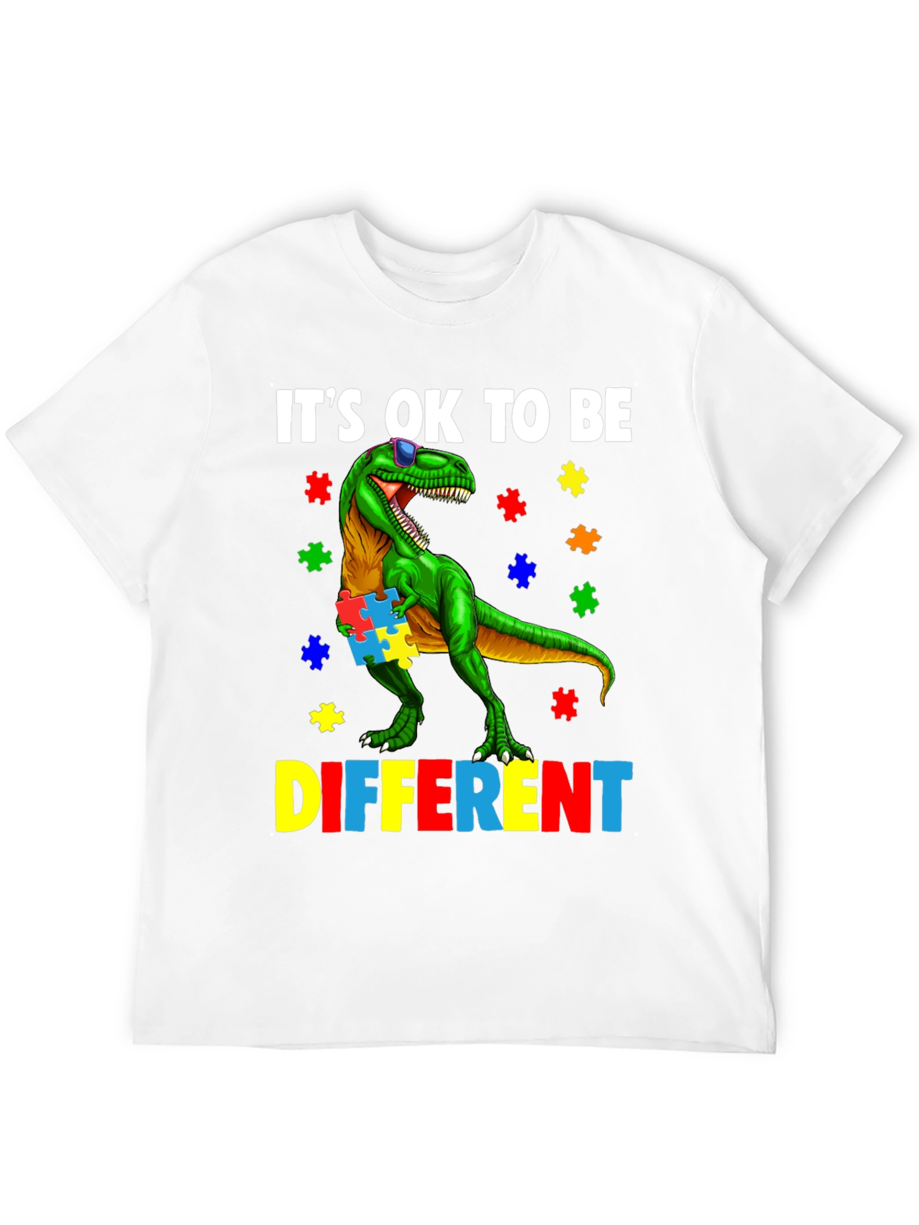 Autism Awareness Dinosaur T-Shirt