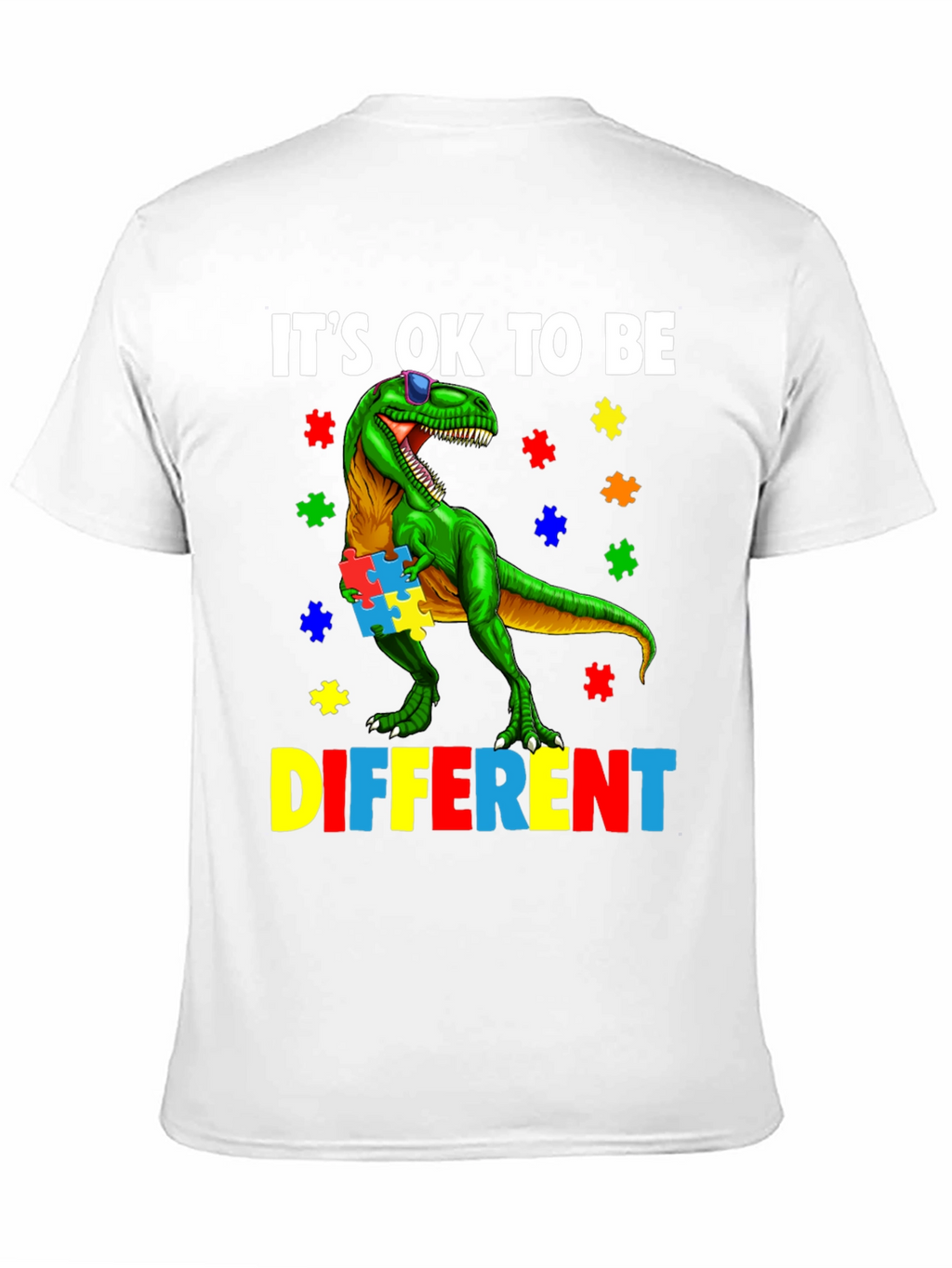 Autism Awareness Dinosaur T-Shirt